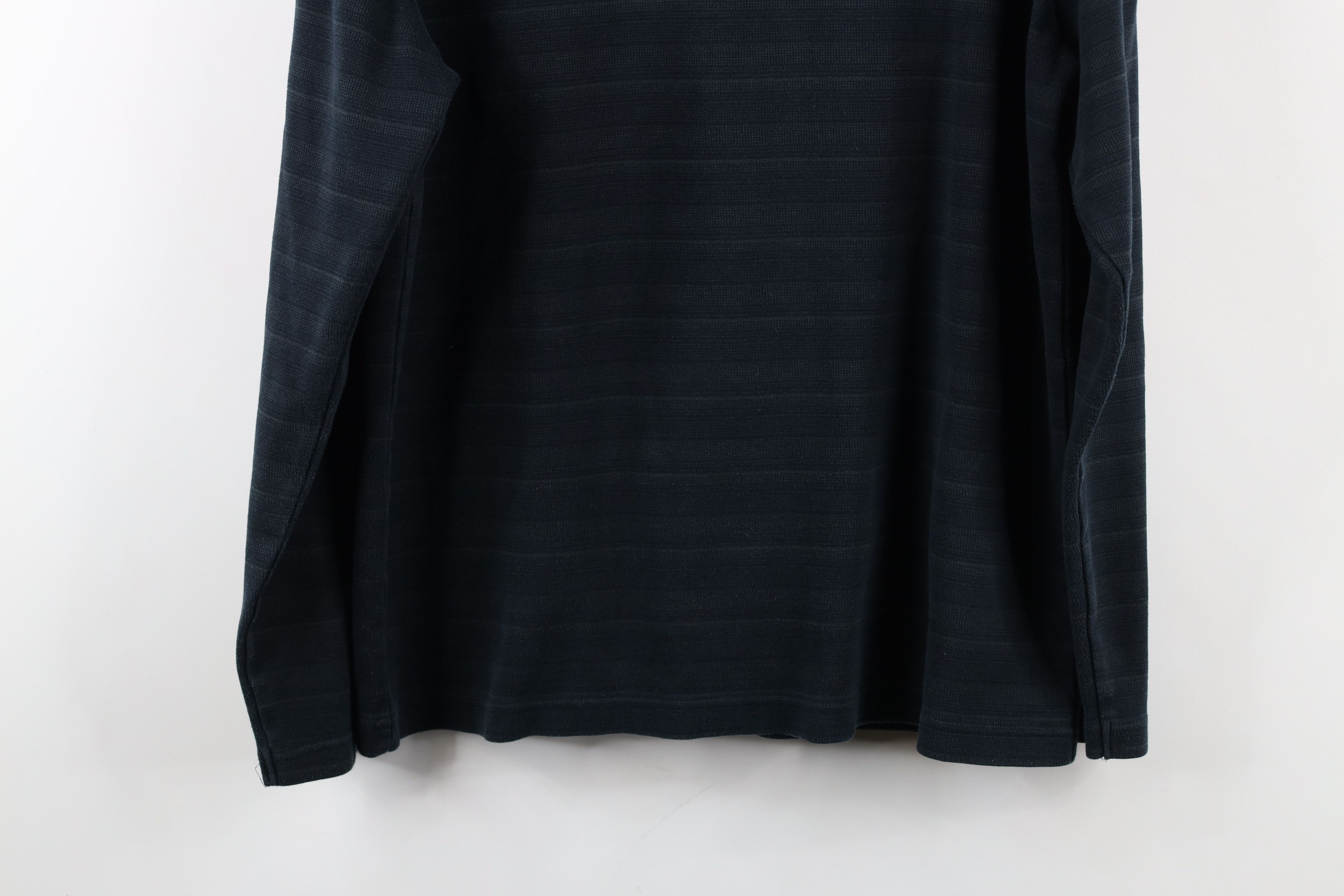 Vintage Vintage 90s Streetwear Thermal Knit Long Sleeve Rugby Polo Size US L / EU 52-54 / 3 - 12 Thumbnail