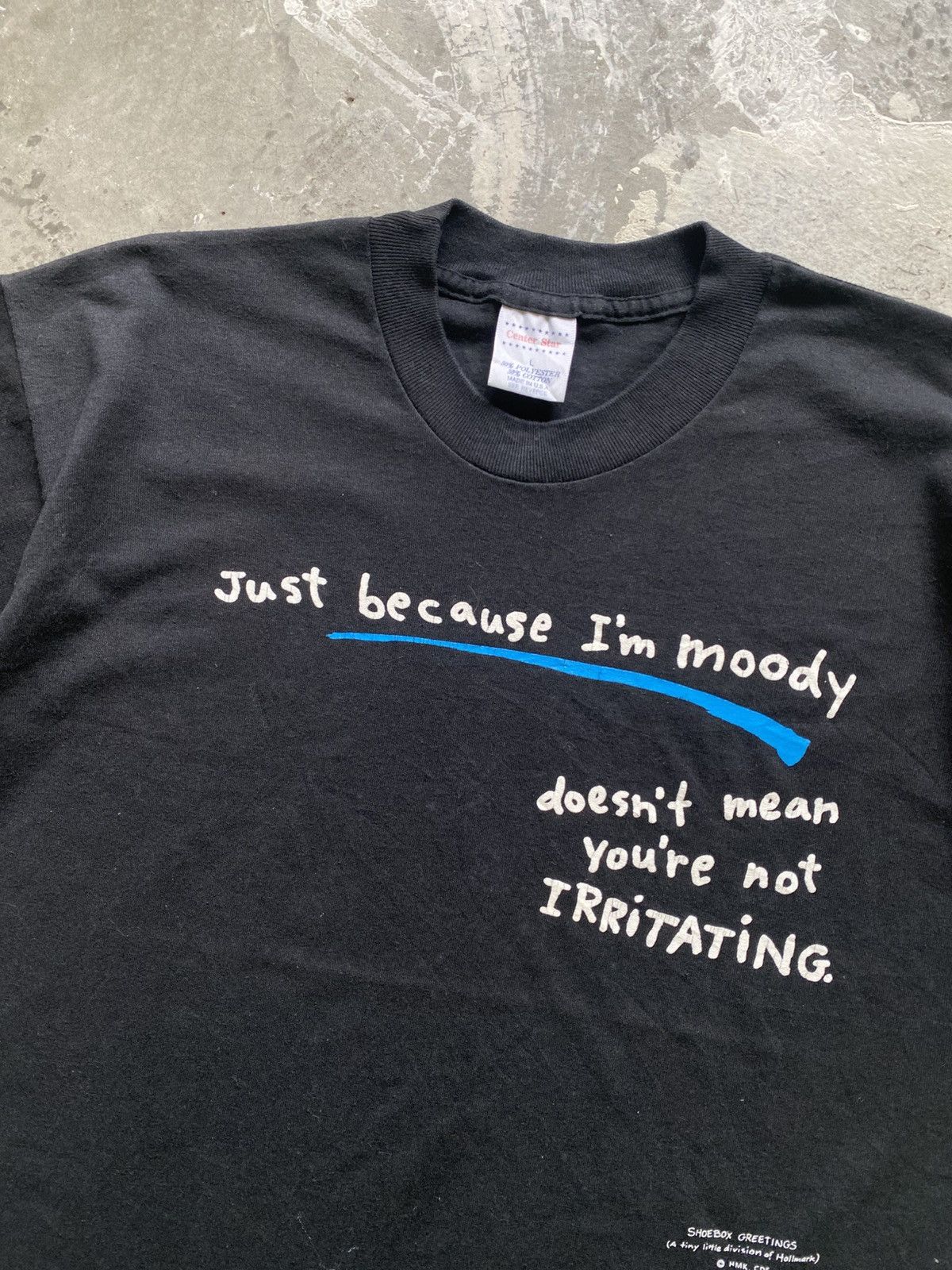 Other × Vintage Vintage 80s Quote Tee Size US L / EU 52-54 / 3 - 2 Thumbnail