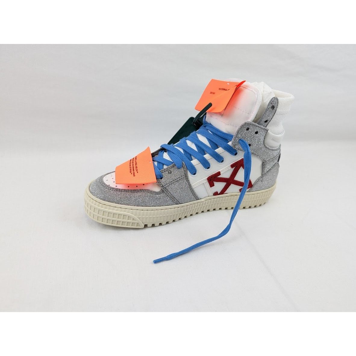Off-White o1rshd1 3.0 Off Court Special Glitter Hi Top Sneakers Size US 8 / IT 38 - 7 Thumbnail