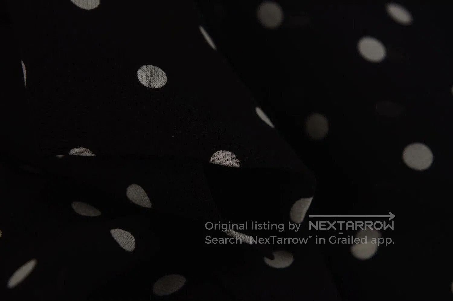 Dior Dior Black Polka Dot Silk Shirt. Size M / US 6-8 / IT 42-44 - 5 Thumbnail