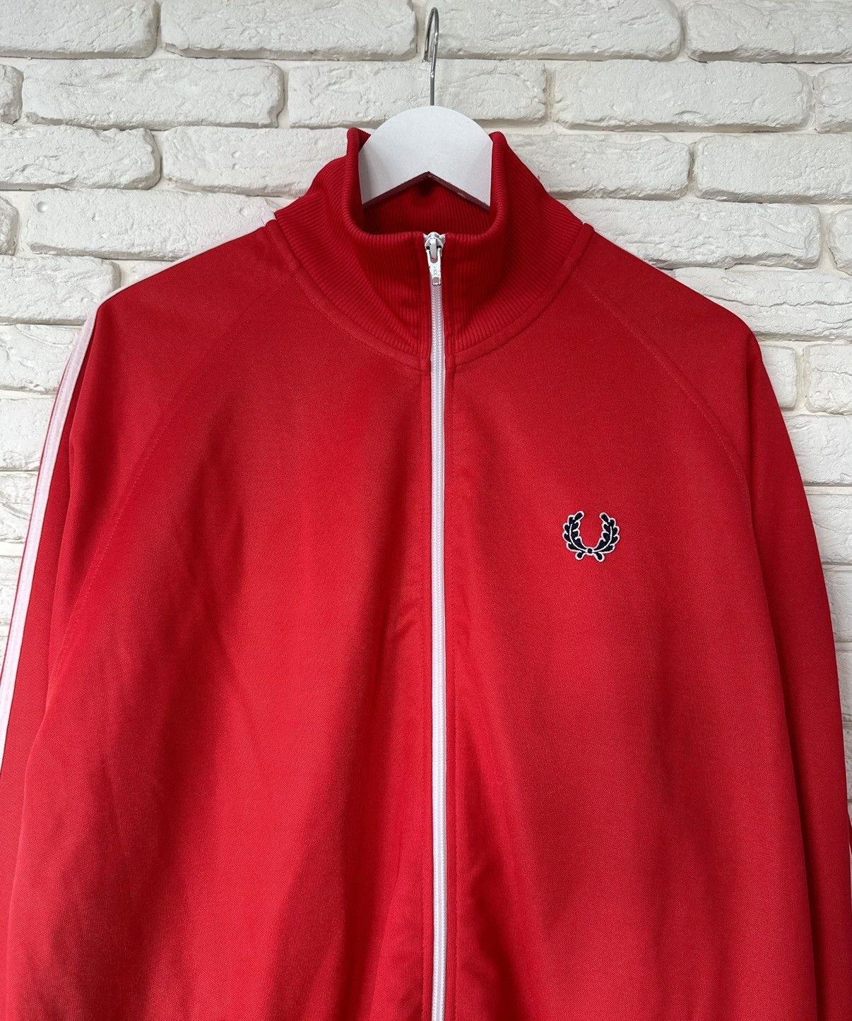 Fred Perry × Vintage Fred Perry Logo Jacket Zipper Men's Size XL Size US XL / EU 56 / 4 - 4 Thumbnail
