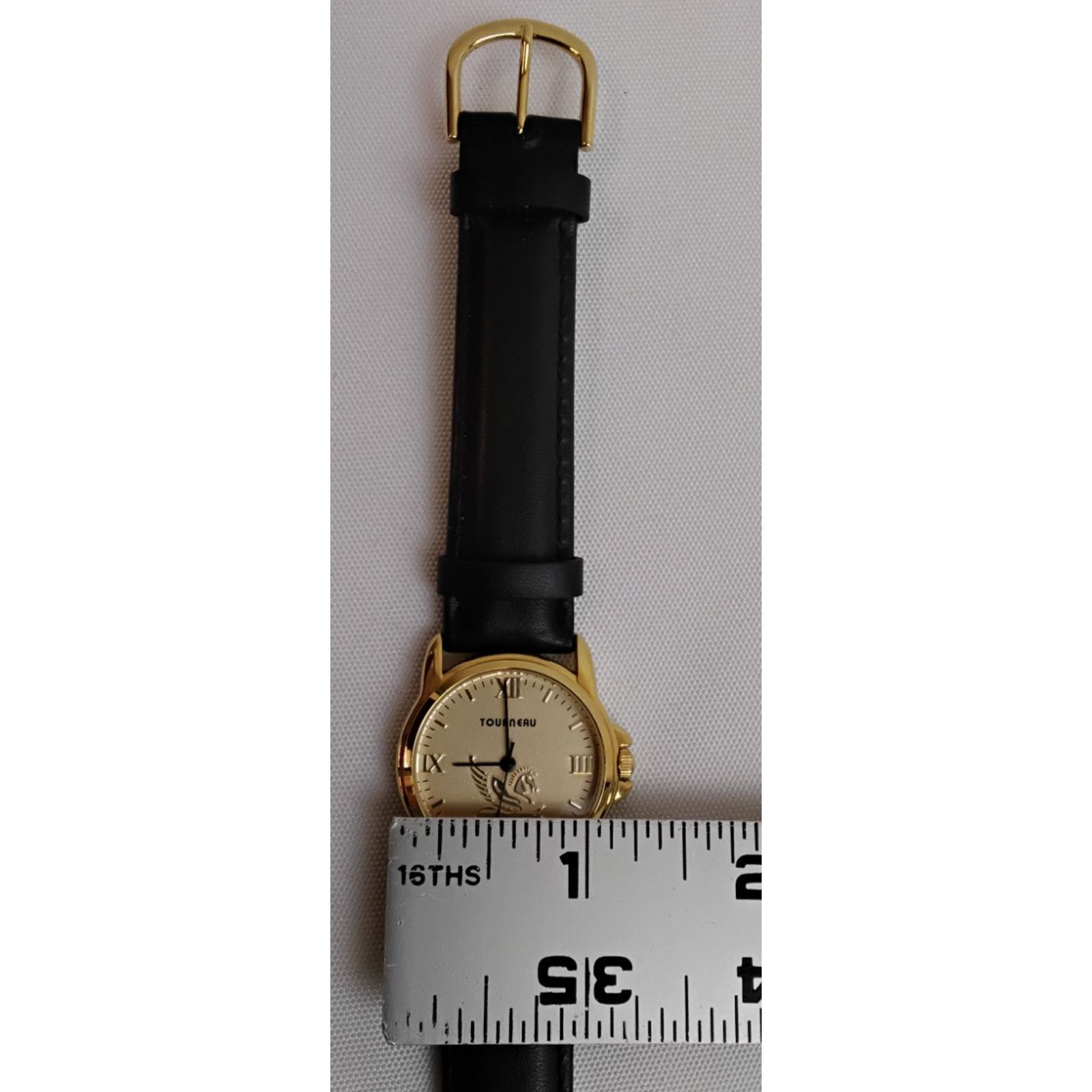 Other Tourneau Pegasus Ladies Watch Ltd' Edition Gold Black Band Size ONE SIZE - 11 Thumbnail