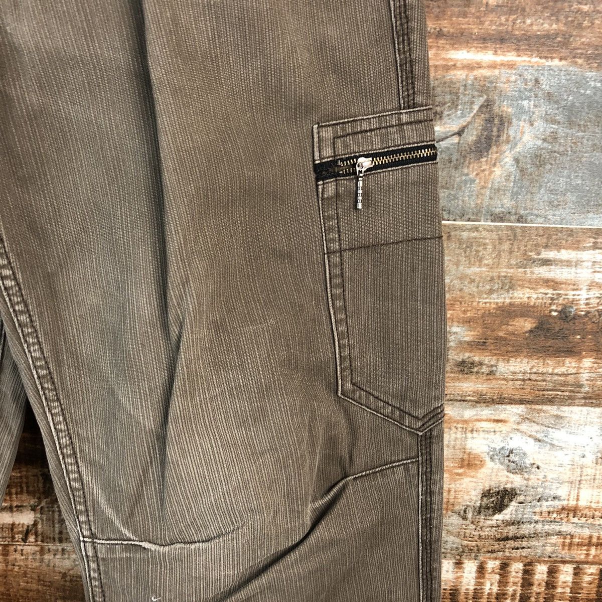 Faded Glory × Japanese Brand Dogman Brown Cargo Multipocket Pants #A2528 Size US 31 - 10 Thumbnail