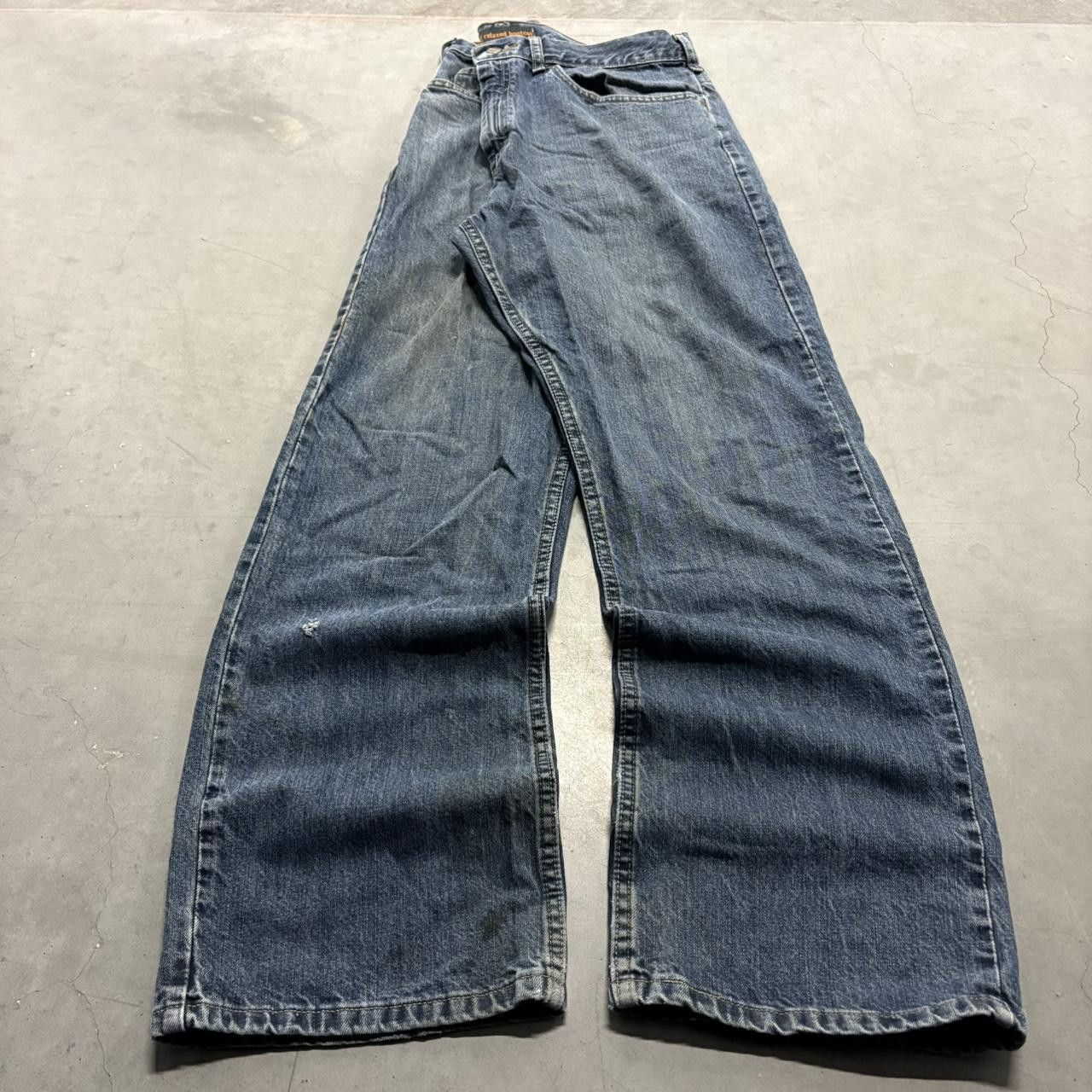 Vintage Crazy Vintage Y2K/2000s Baggy Streetwear Style Dark Blue Wash Denim Jeans! Size US 36 / EU 52 - 1 Thumbnail