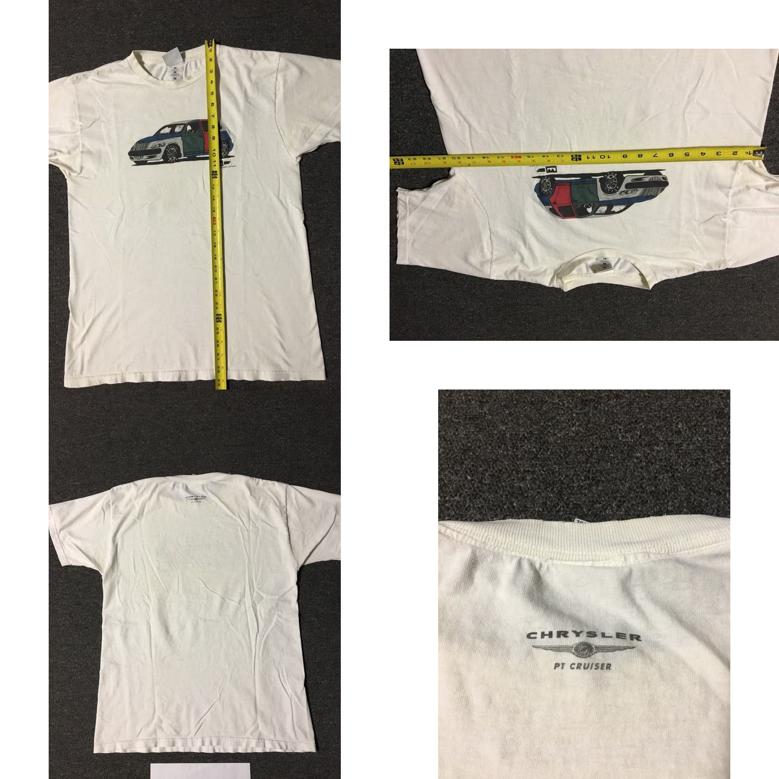 Vintage Vtg Chrysler PT Cruiser Promo Faded Shirt L Distressed Car Grunge 90s Size US L / EU 52-54 / 3 - 8 Thumbnail