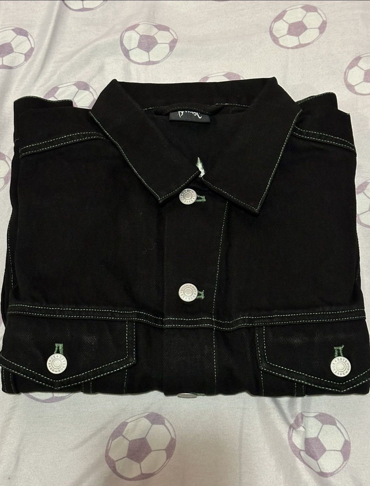 Revenge Revenge Emerald Embroidered Logo Denim Jacket Size US M / EU 48-50 / 2 - 3 Thumbnail