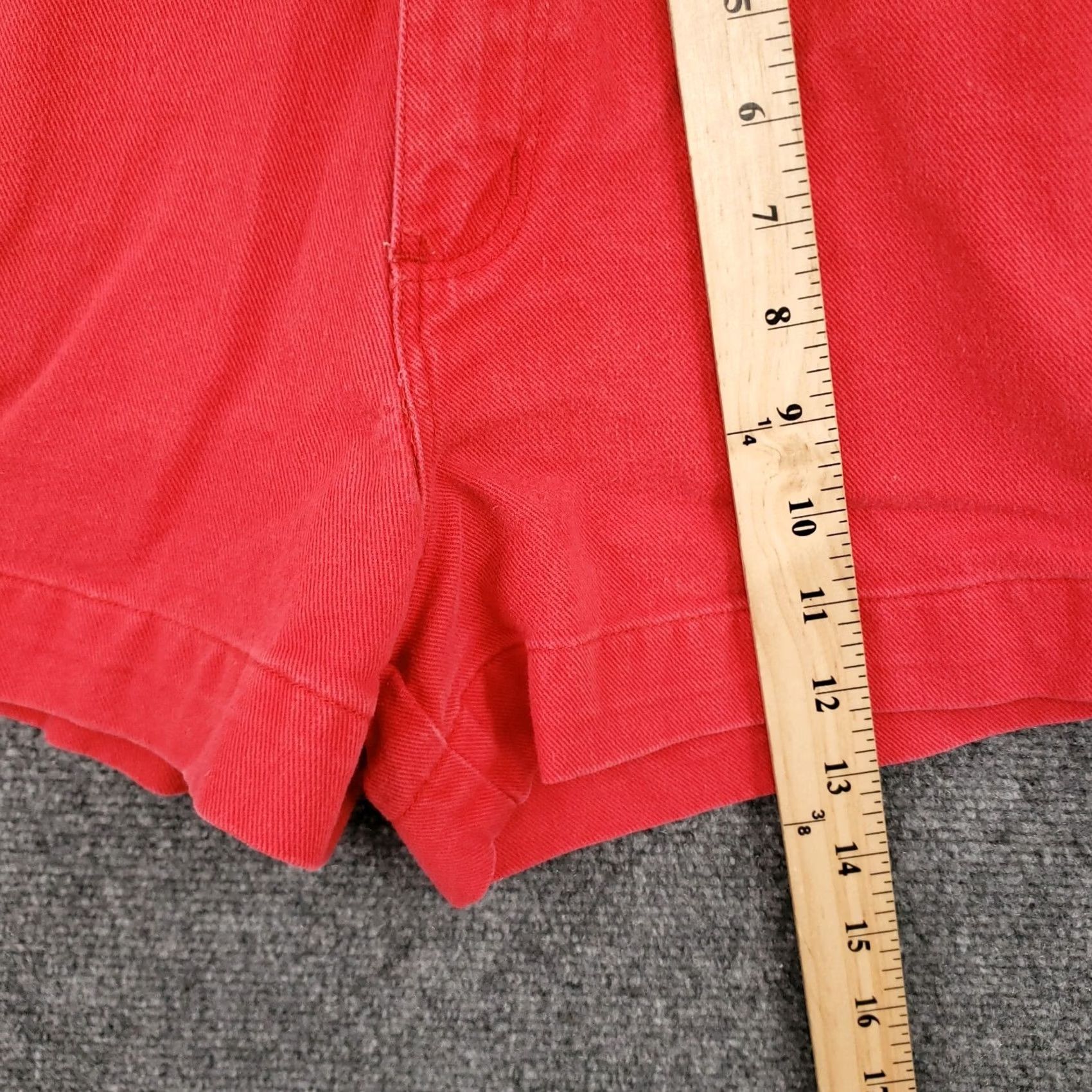 New Republic Denim Republic Shorts Womens 3 Red Mom Hi Rise Flat Front Medium Wash Zip Fly Size 26" / US 2 / IT 38 - 7 Thumbnail