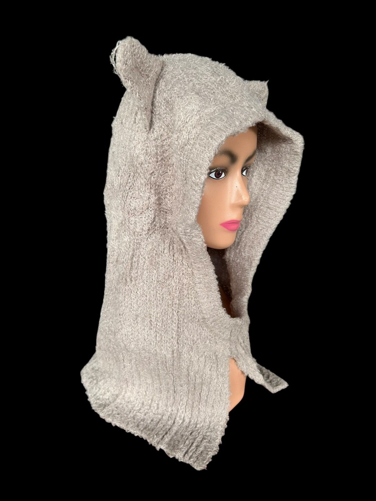 Kapital Balaclava Bunny Devil hairy big Beanie Rare Size ONE SIZE - 3 Thumbnail
