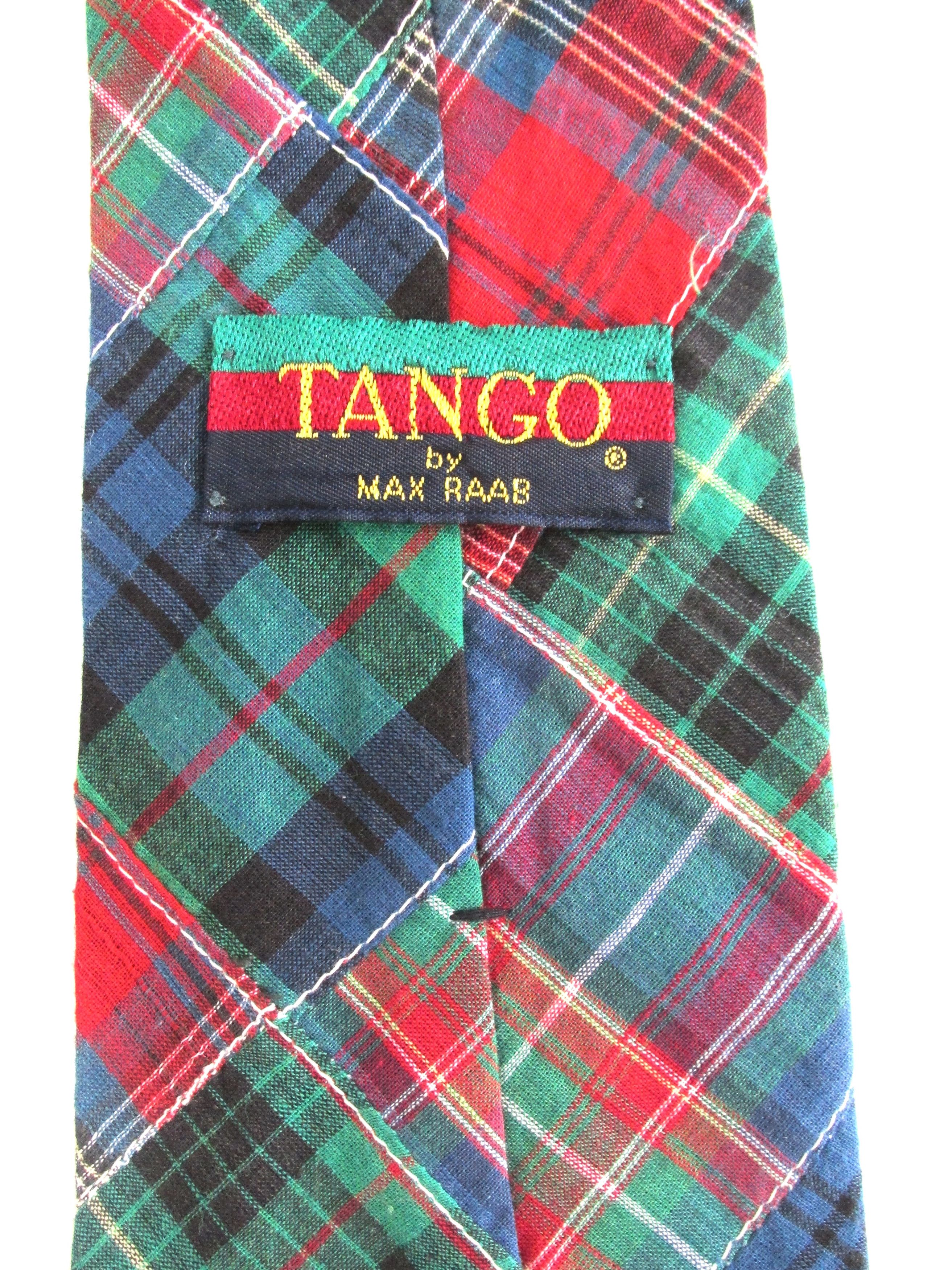 Other Tango by Max Raab Vintage Men's Cotton Plaid Ties Size ONE SIZE - 5 Thumbnail