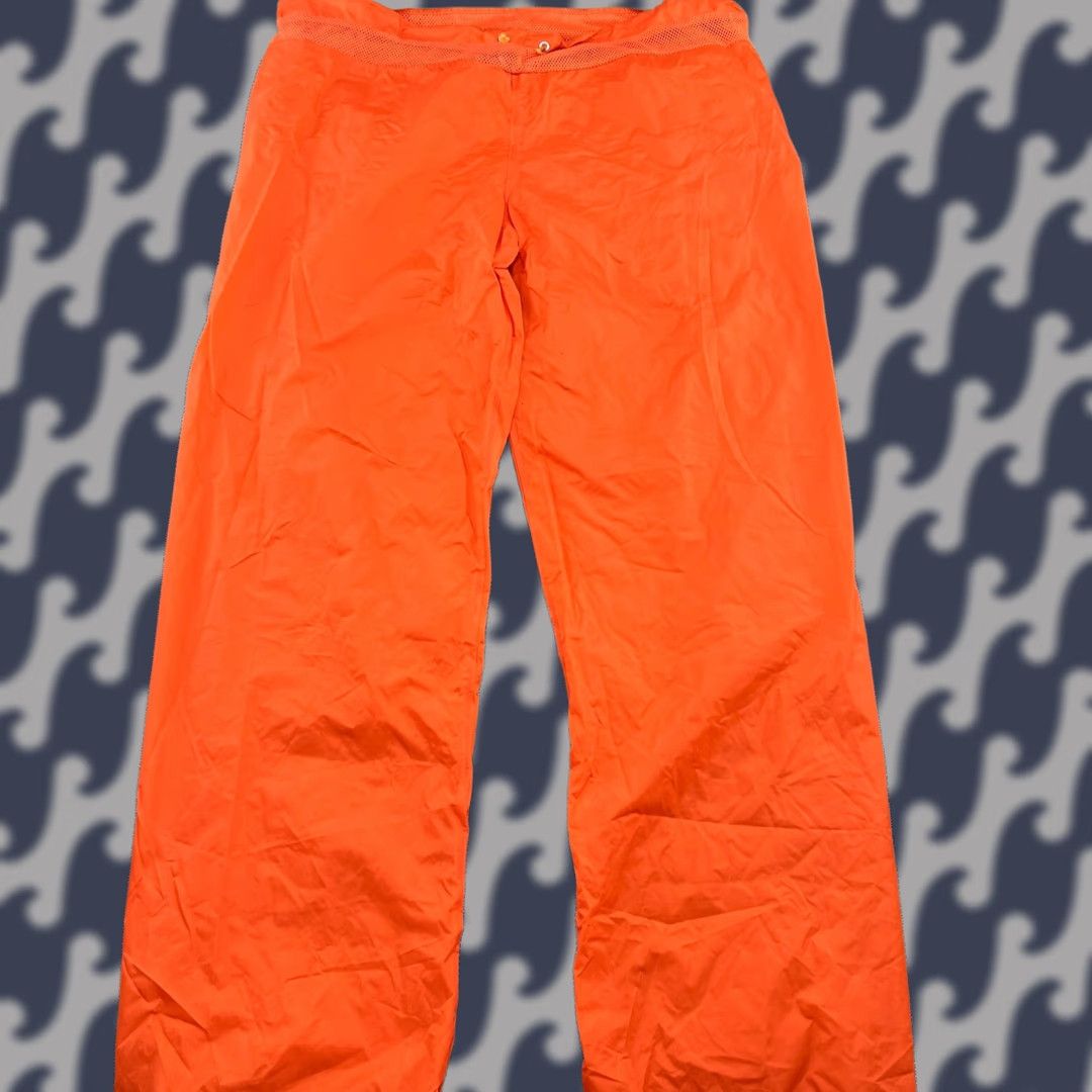 Helly Hansen Helly Hansen Waterproof Rain Over Pants Mens Medium Orange Rain Pants Mens Size US 31 - 1 Thumbnail