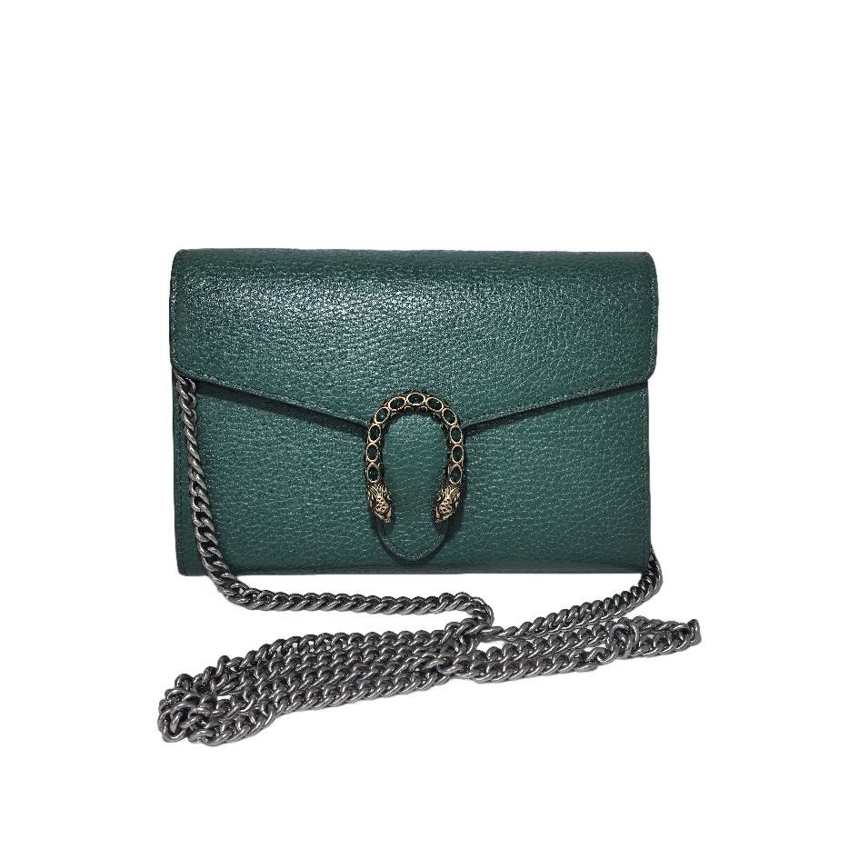 Gucci Gucci Dionysus Leather Mini Chain Shoulder Bag Size ONE SIZE - 1 Thumbnail