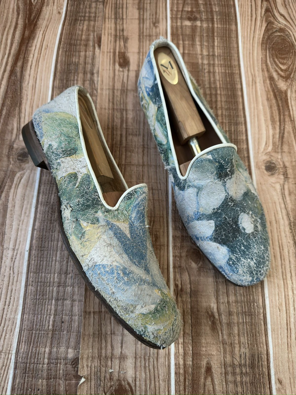 Alfredo Bannister Alfredo Bannister Y2K Flower Print Loafers Size US 9 / EU 42 - 6 Thumbnail