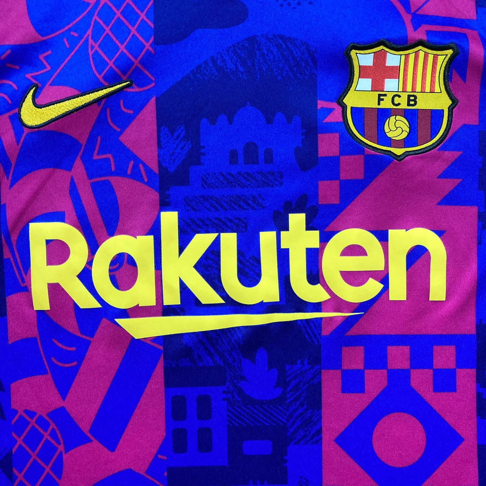 Nike 2021-22 Barcelona Third Nike DB5896-406 Size US S / EU 44-46 / 1 - 2 Thumbnail