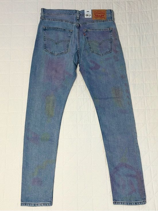 Levi's Levi’s 512 Slim Taper Splatter Paint Faded Dye Denim Jeans Size US 33 - 8 Thumbnail