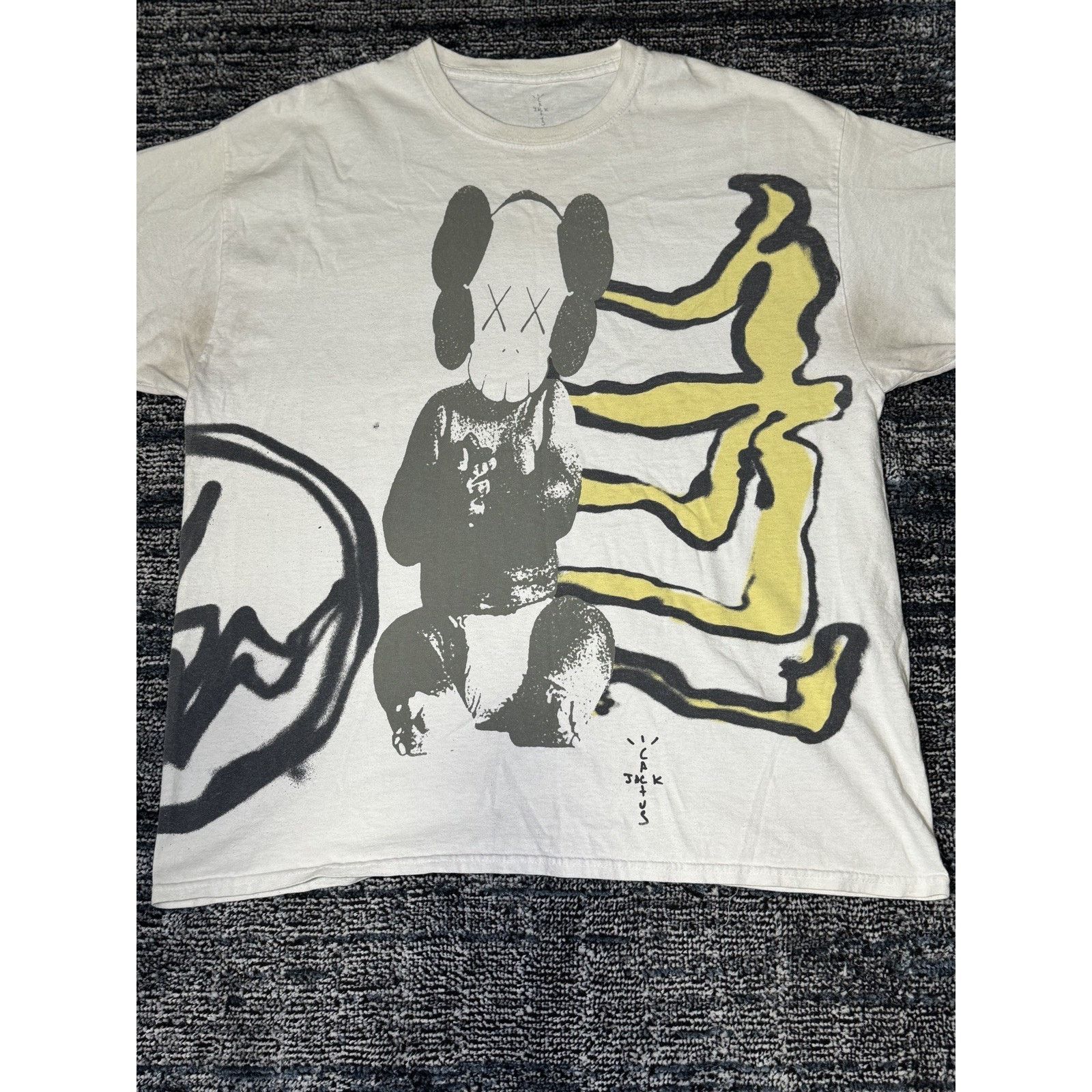& Other Stories Cactus Jack TRAVIS SCOTT KAWS 2021 Double Sided White Beige Size US L / EU 52-54 / 3 - 4 Thumbnail