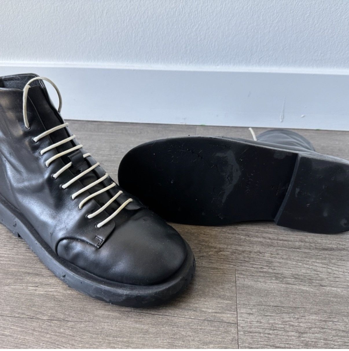 Marsell Marsèll Gommello Leather Combat Boots Size US 10 / EU 43 - 4 Thumbnail