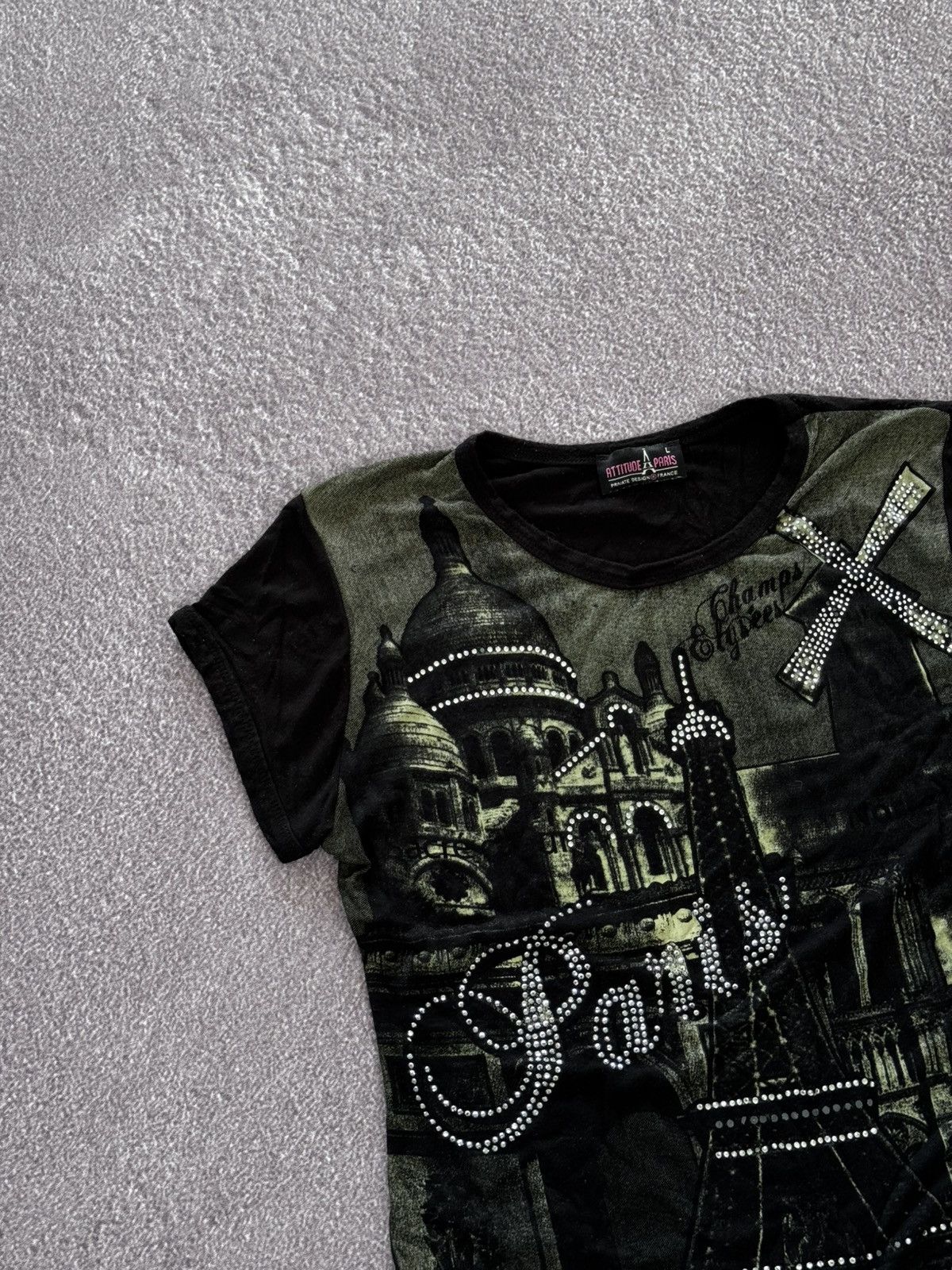Hysteric Glamour Vintage 00’s Aesthetic Y2K Paris Graphic Tank Top Size S / US 4 / IT 40 - 4 Thumbnail