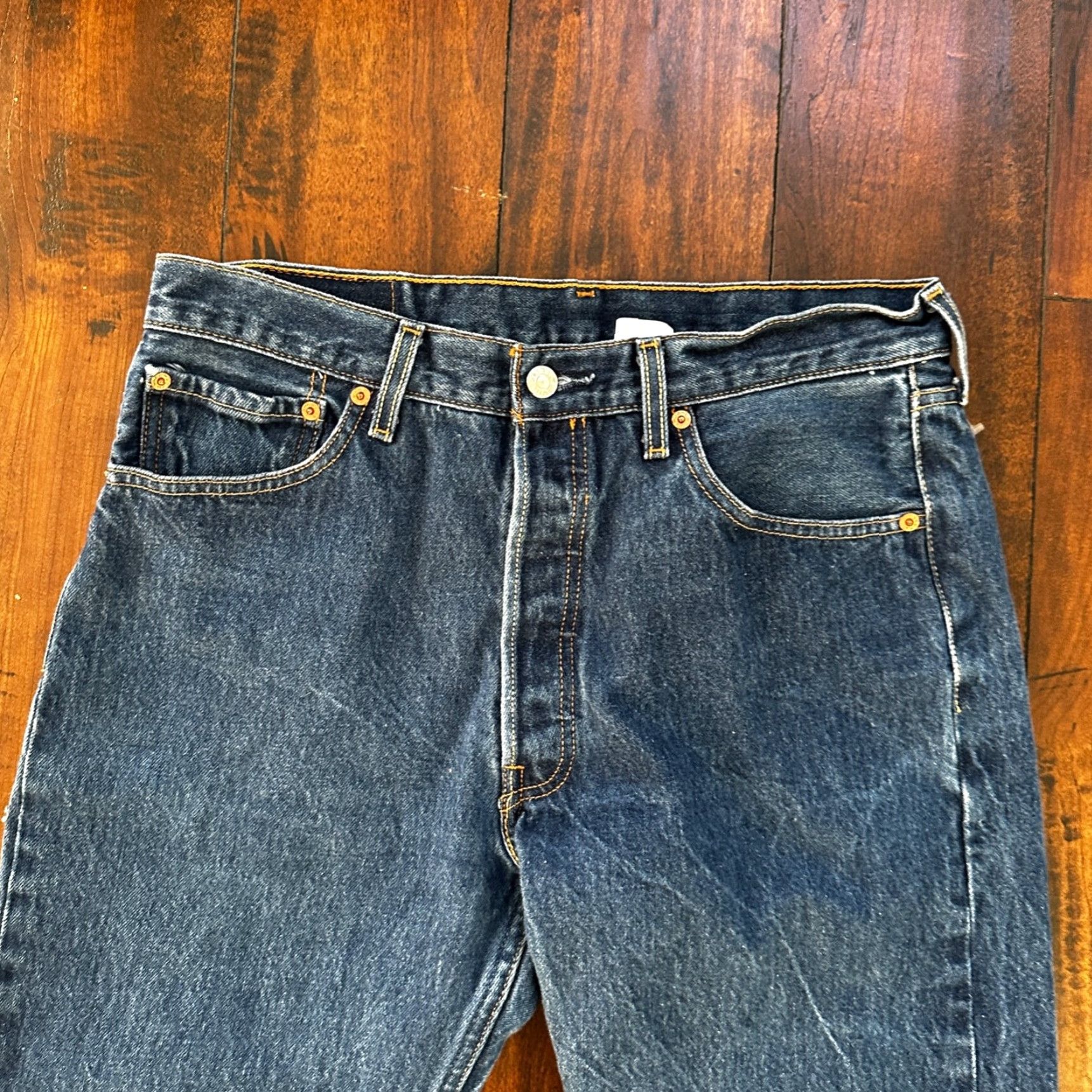 Levi's VINTAGE Levi's 501 XX Jeans Denim Straight 34x30 Button Fly 90s USA Men Size US 34 / EU 50 - 2 Thumbnail