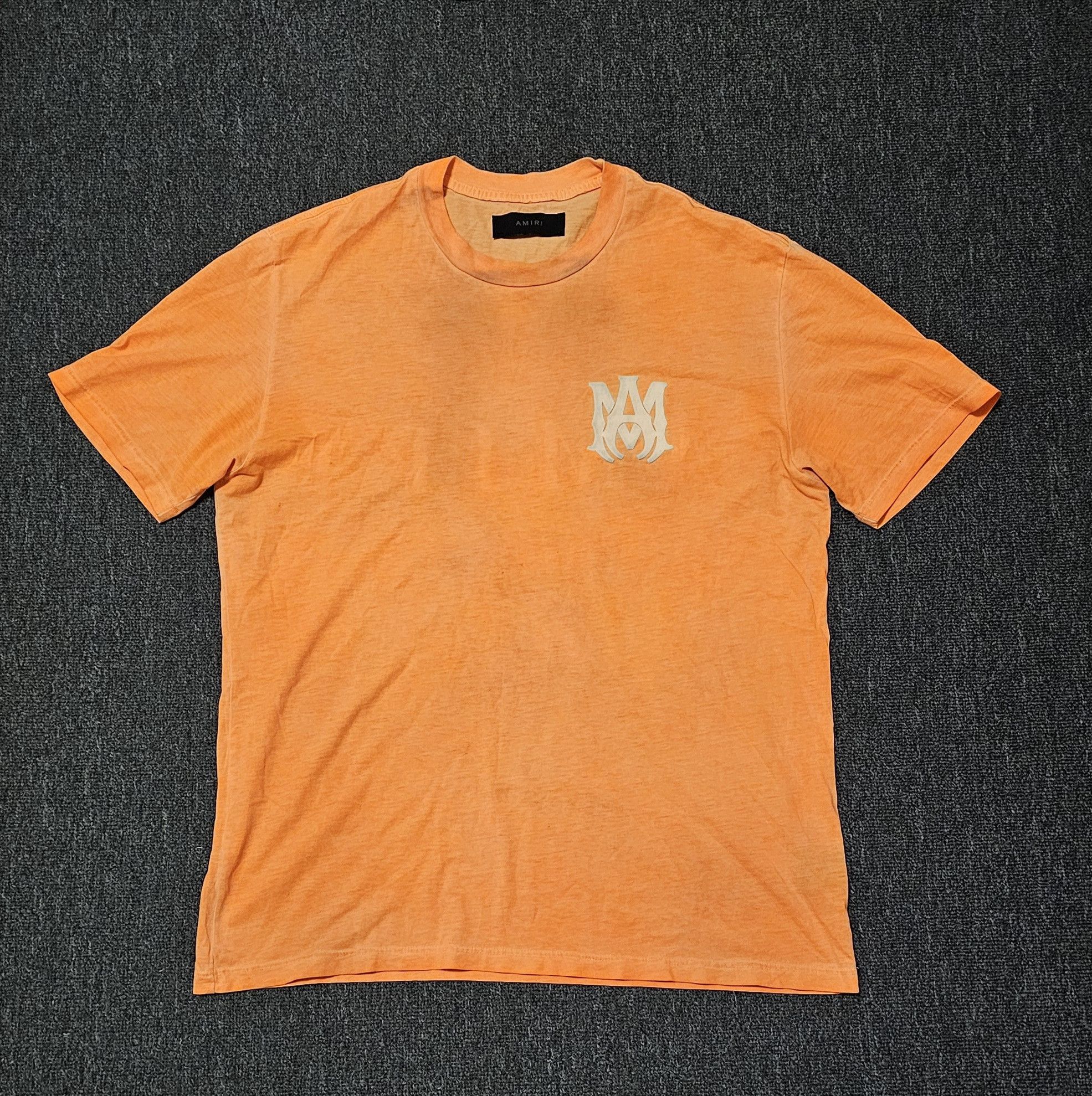 Amiri men's orange oversize T shirts size S