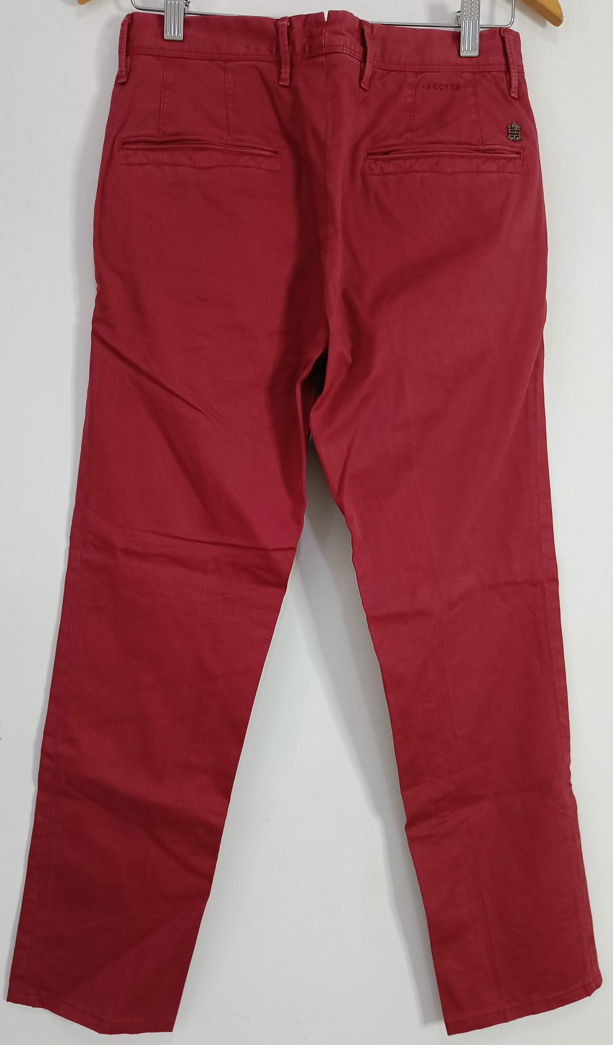 Incotex Incotex Slacks chino red slim fit Romania pants 30x28.5 Size US 30 / EU 46 - 5 Thumbnail
