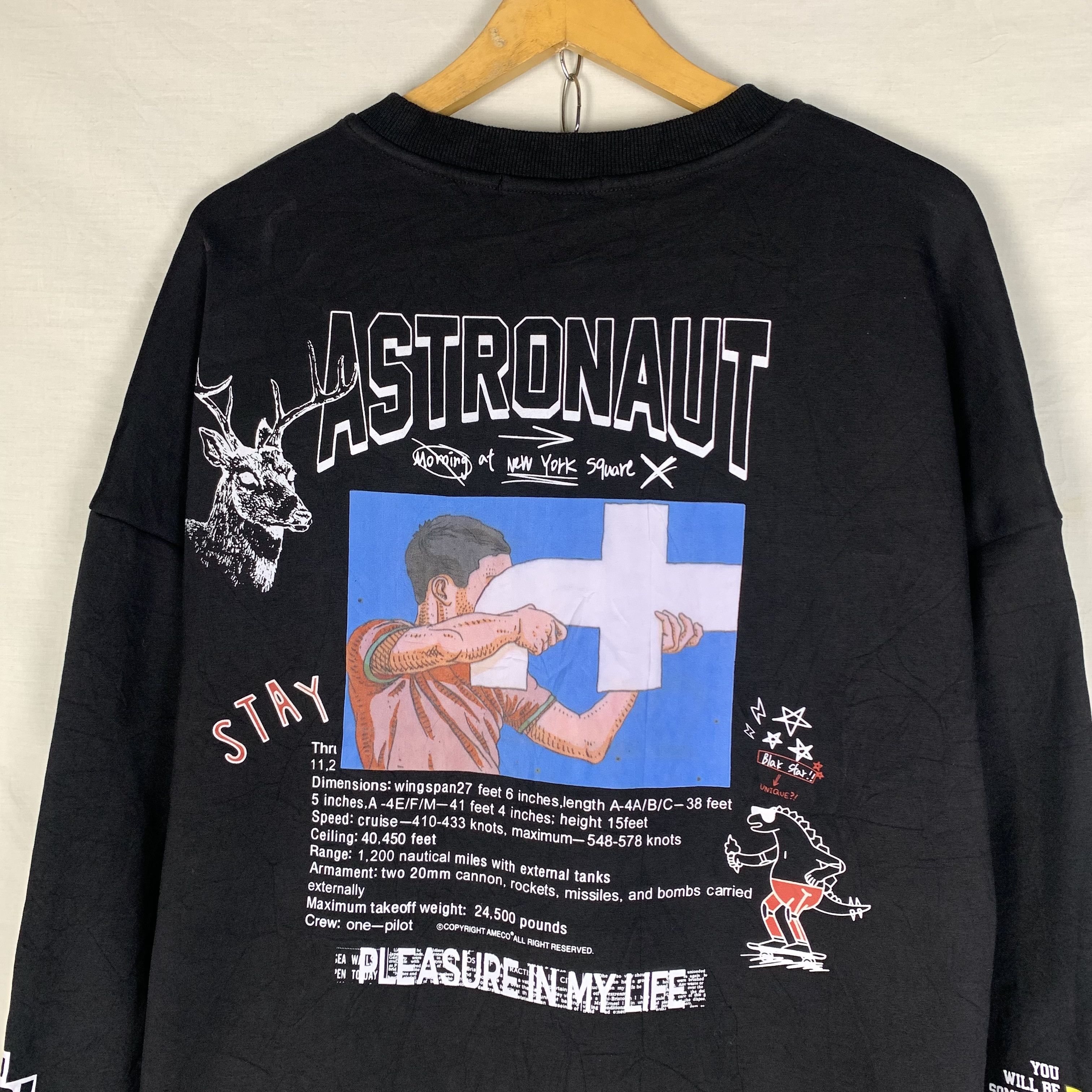 Japanese Brand Japanese Brand Art Graphic Sweatshirt Crewneck Size US L / EU 52-54 / 3 - 3 Thumbnail