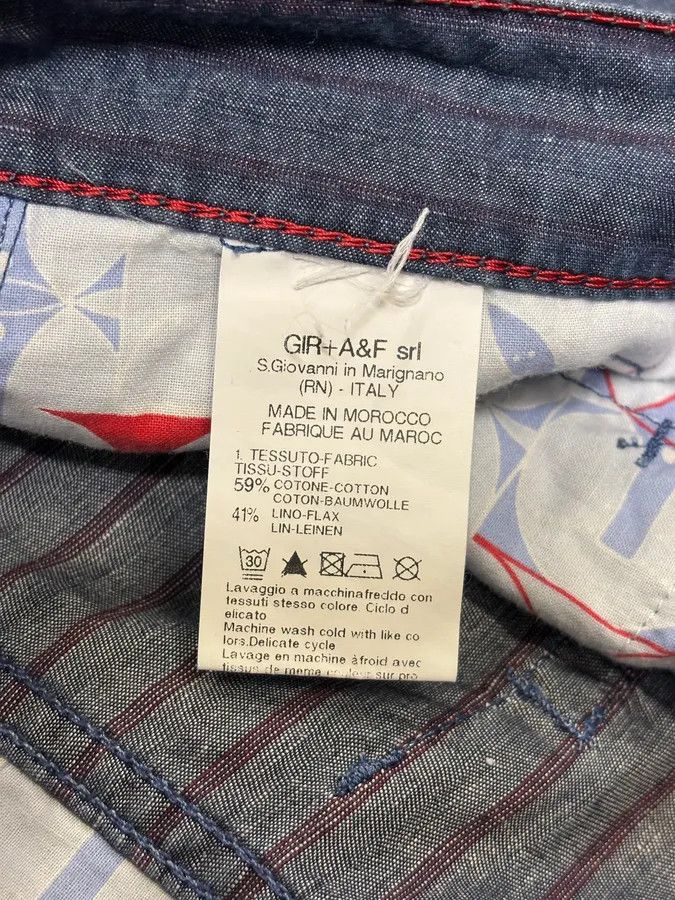 Marithe + Francois Girbaud 2000s Marithé + François Girbaud Navy Lined Pants Size US 30 / EU 46 - 11 Thumbnail