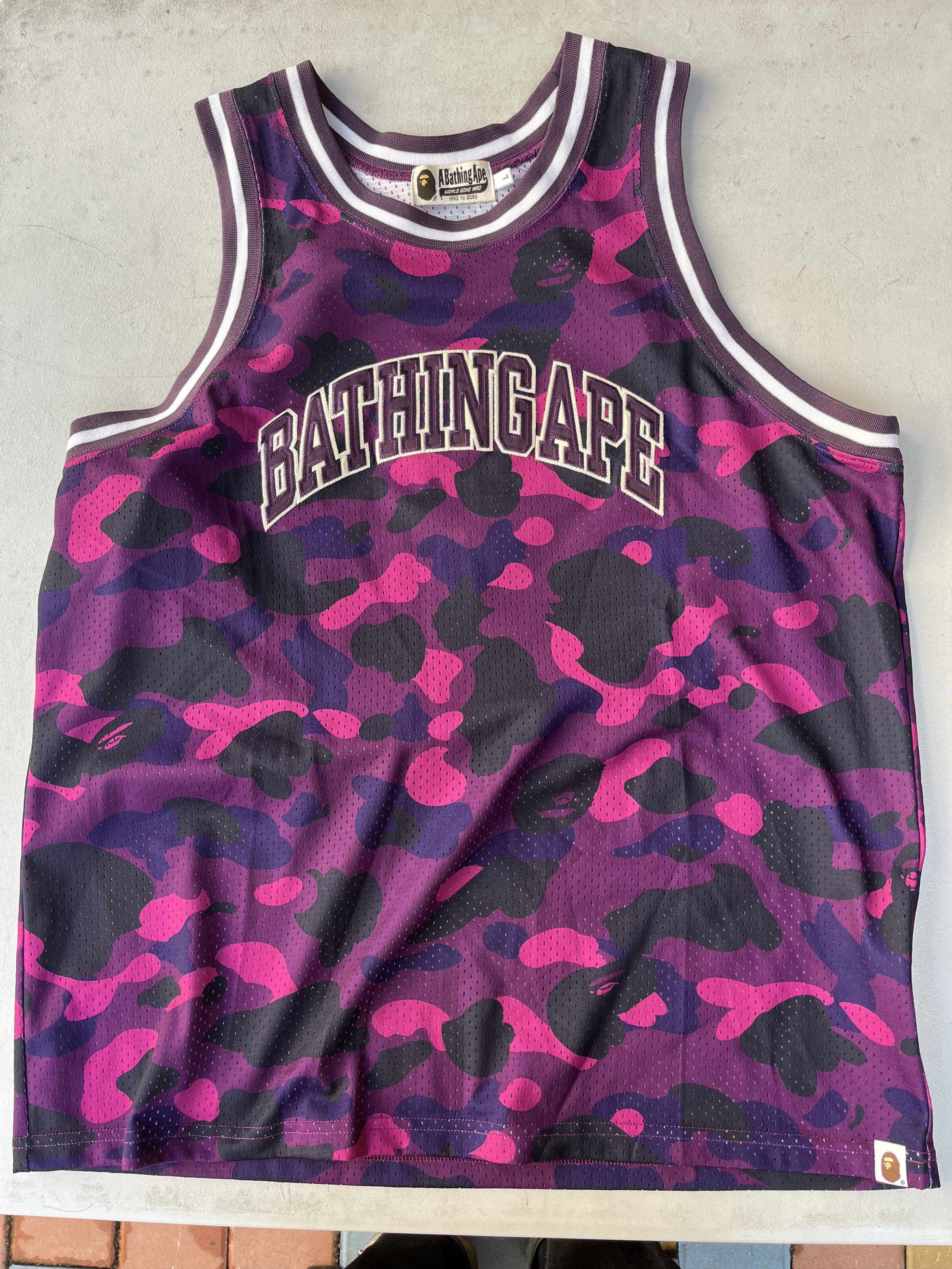 Bape Color Camo Mesh Tank Top Size US L / EU 52-54 / 3 - 2 Thumbnail