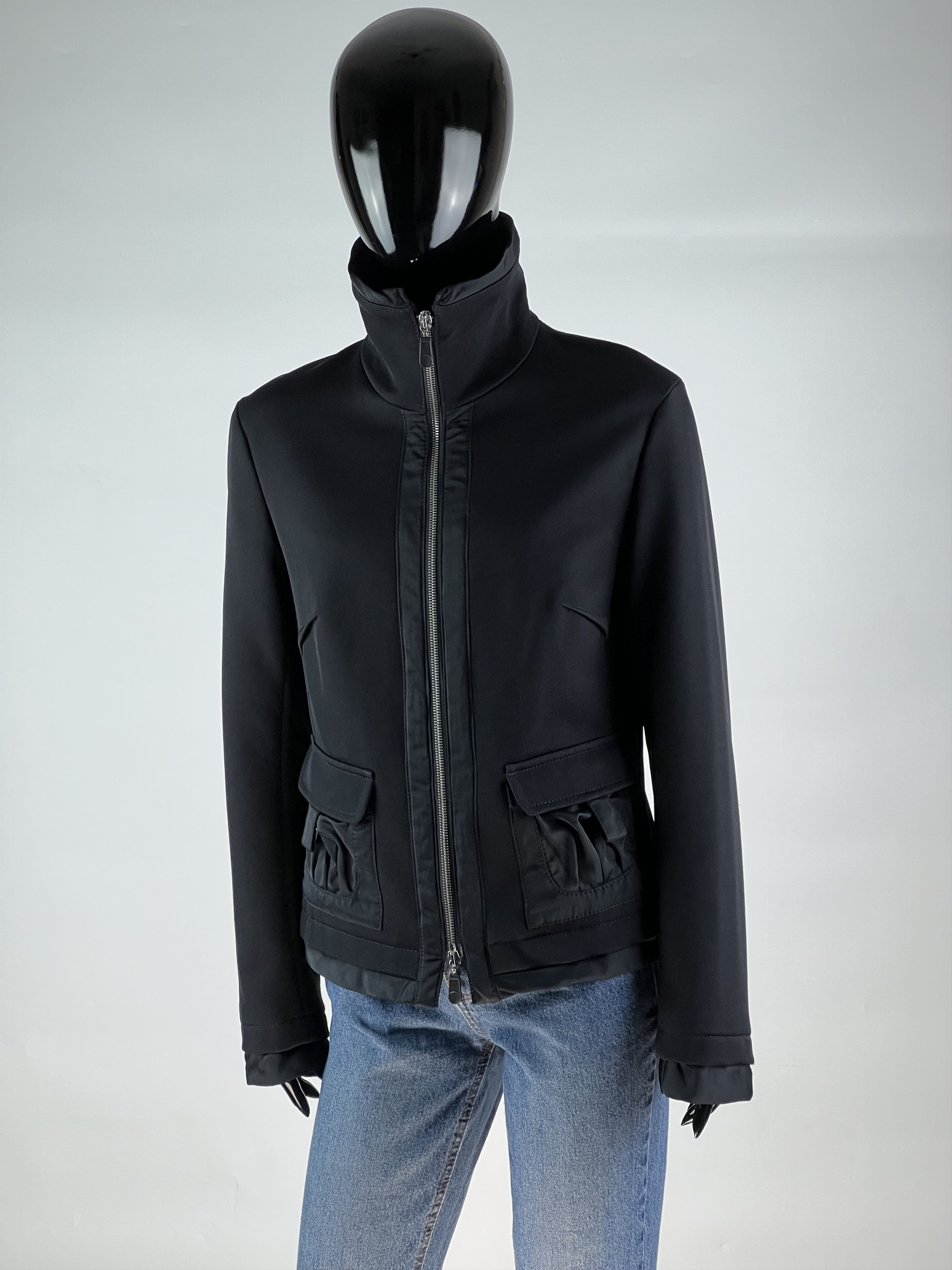 Designer Dibari Sporting Full Zip Wool Jacket Size M / US 6-8 / IT 42-44 - 1 Thumbnail