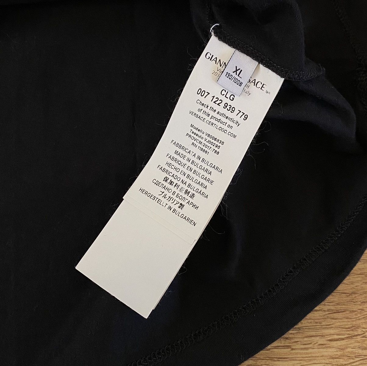 Versace Versace Collection Big Logo Medusa Tee x Luxury x Streetwear Size US M / EU 48-50 / 2 - 6 Thumbnail