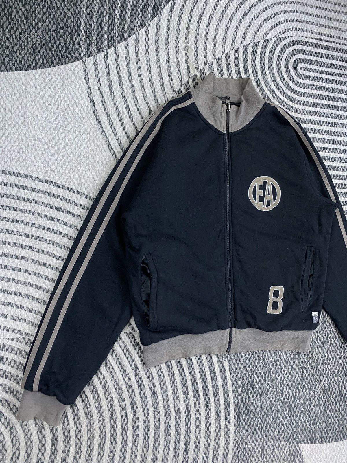 Emporio Armani 🔥Emporio Armani EA7 Big Logo Spellout Reversible Jacket Size US L / EU 52-54 / 3 - 8 Thumbnail