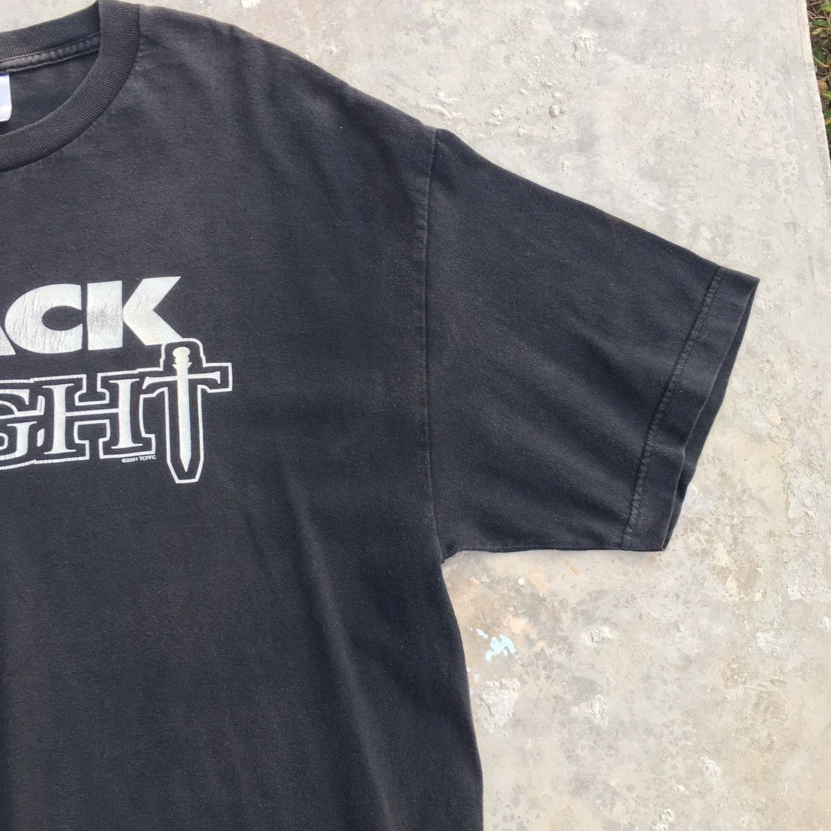 Fox Racing × Vintage Vintage Black Knight November 21 Faded Tee Size US L / EU 52-54 / 3 - 5 Thumbnail