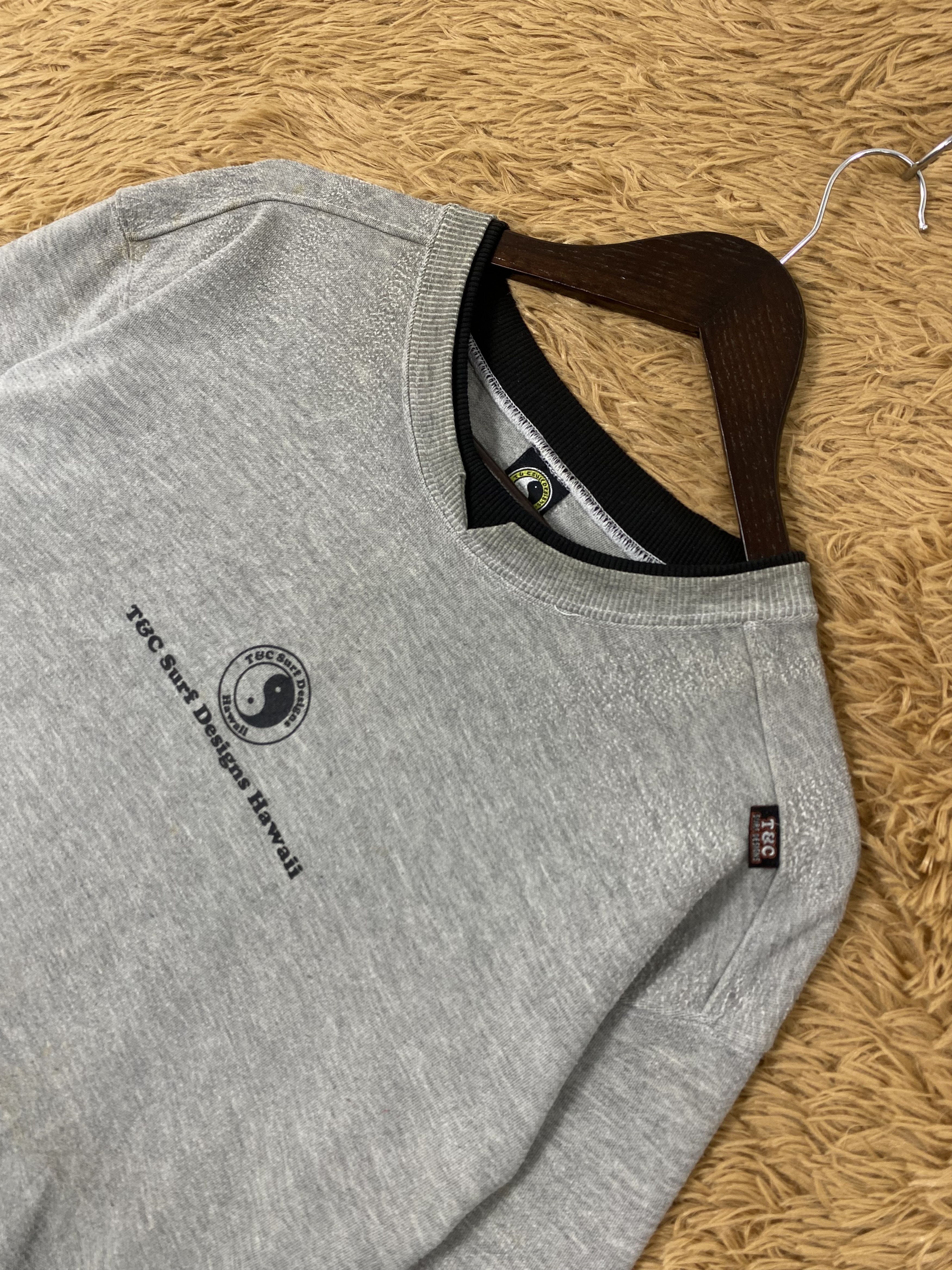 Japanese Brand Vintage T&C Surf Design Hawaii Sweatshirts PS0002 Size US M / EU 48-50 / 2 - 2 Thumbnail