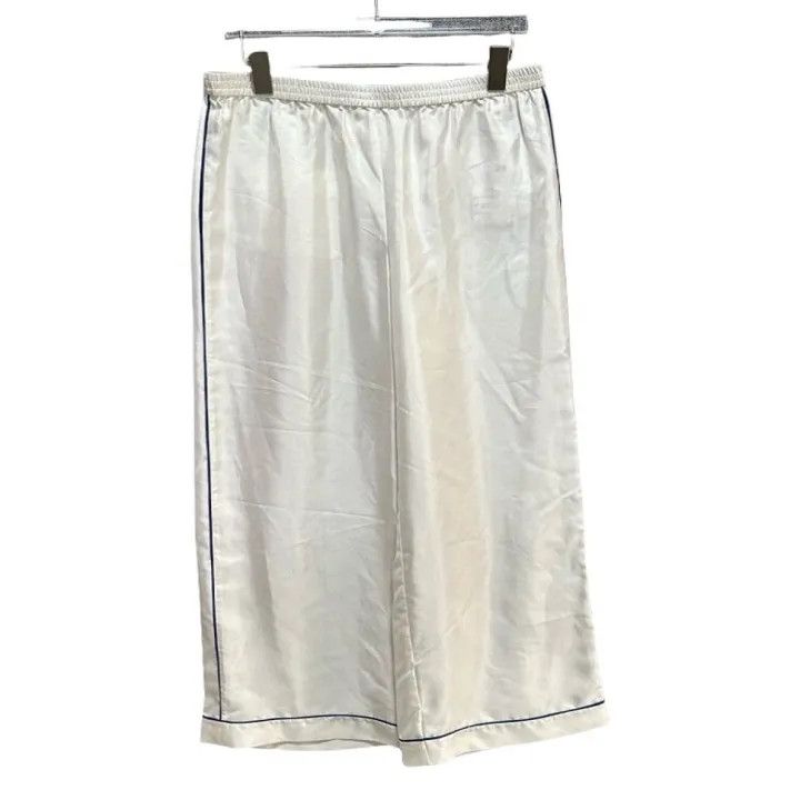 Dior Silk Relaxed Sleep Pants in Off-White 0079