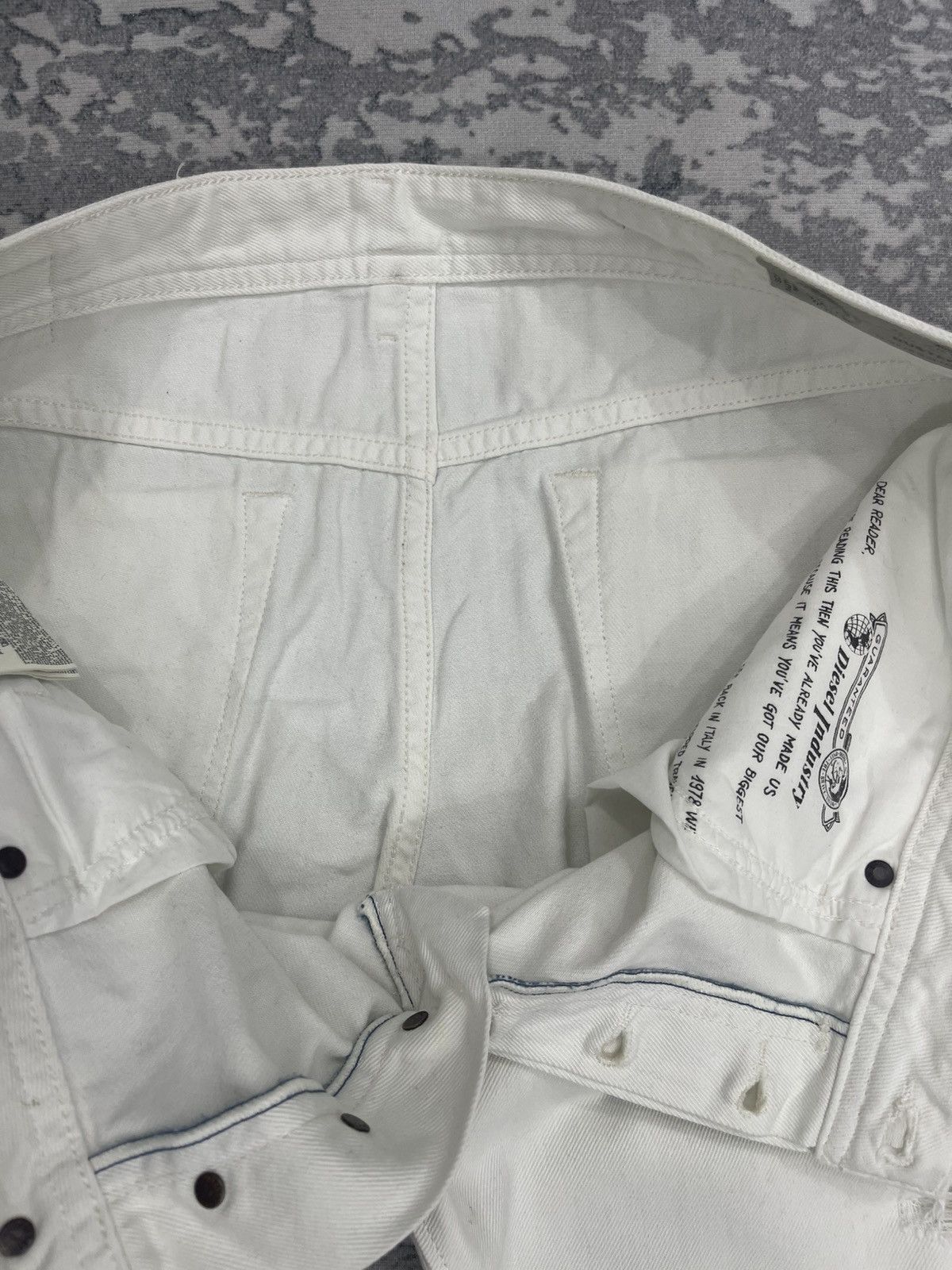 Diesel Diesel Industries Buster Fly Button Distressed Denim s12 Size US 36 / EU 52 - 8 Thumbnail