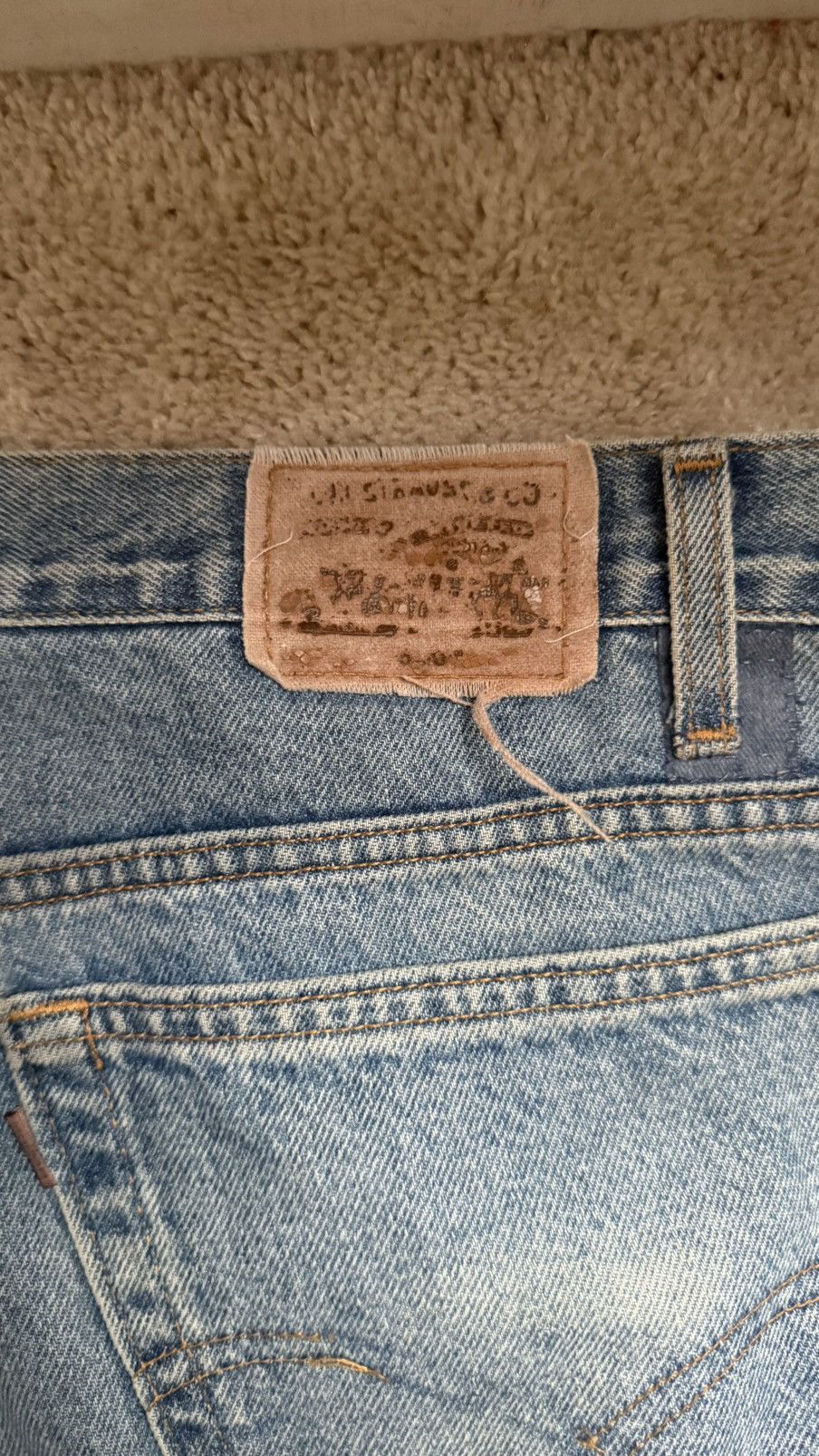 Levi's Vintage Clothing Vintage Brown Tag Levis Size US 44 / EU 60 - 4 Thumbnail