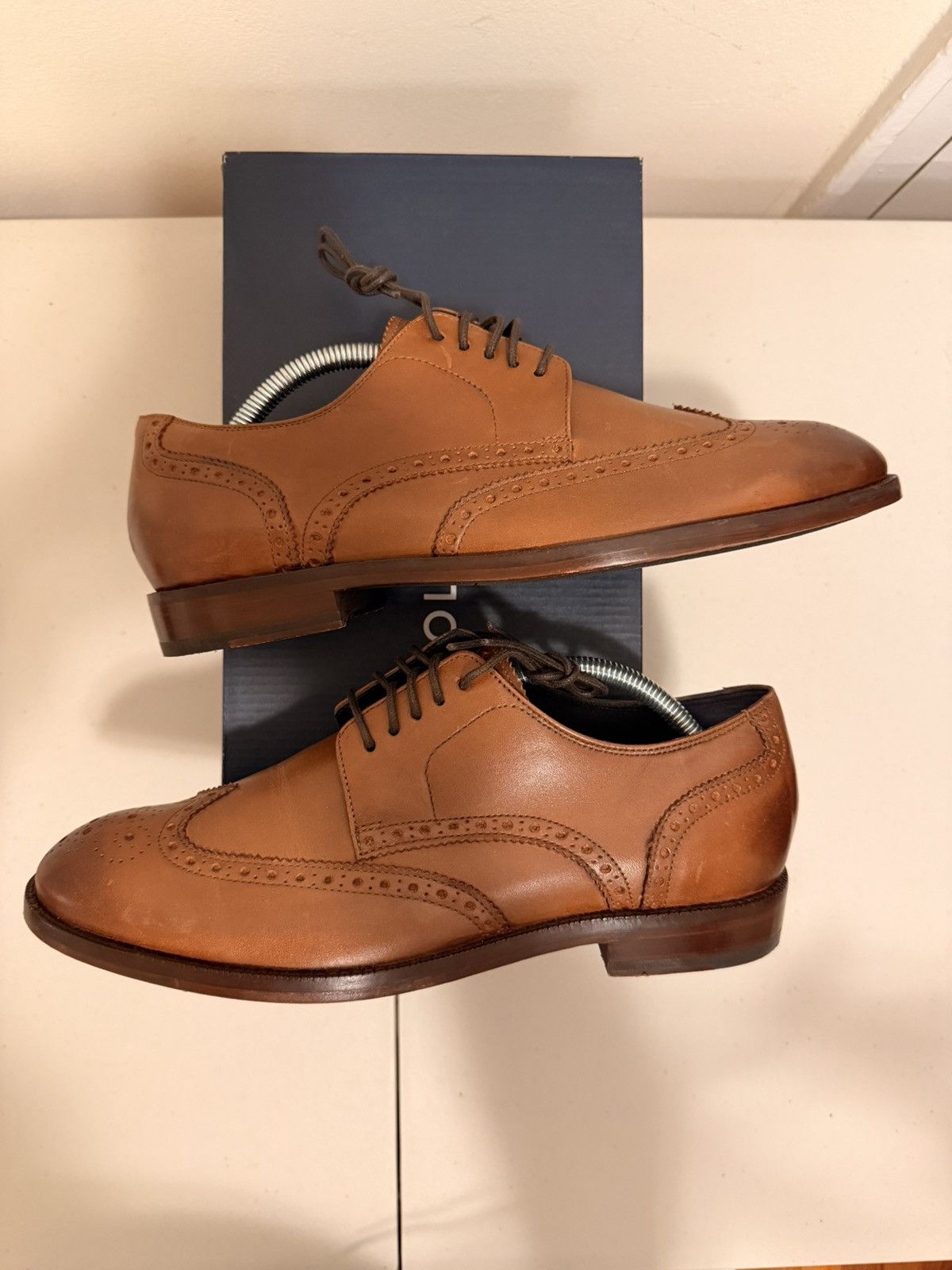 Cole Haan Cole Haan 2.Zerogrand Laser Wingtip Oxford in British Tan Size US 7.5 / EU 40-41 - 1 Thumbnail