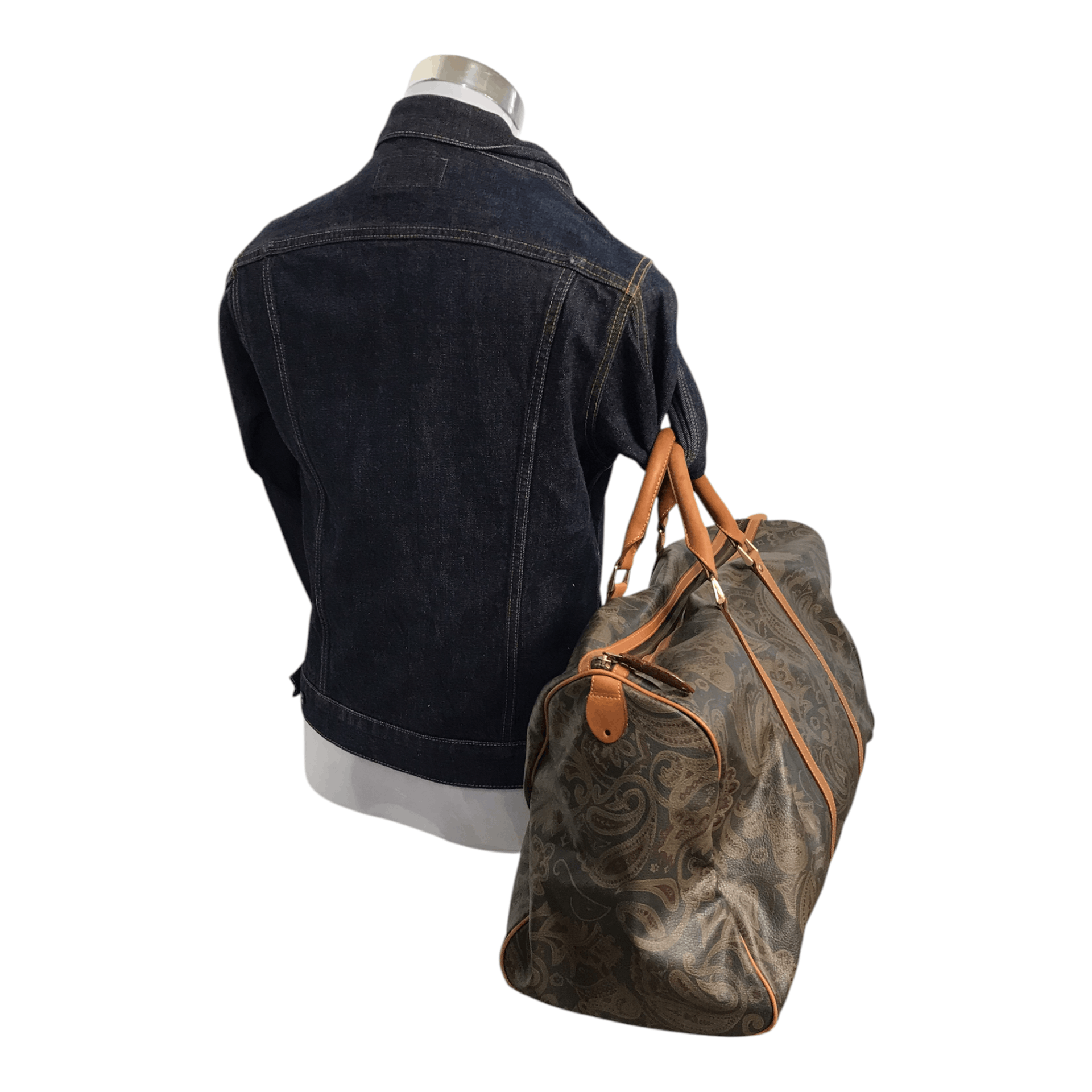 Japanese Brand Limark Paisley Travel/Duffle Bag like Etro Design Size ONE SIZE - 8 Thumbnail