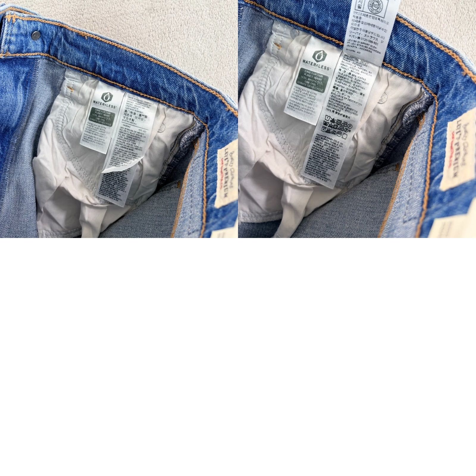 Levi's VINTAGE Levi's Jeans 70s High Flare Distressed Big E Blue Wash Women 27x32 NWT Size 27" / US 4 / IT 40 - 9 Thumbnail