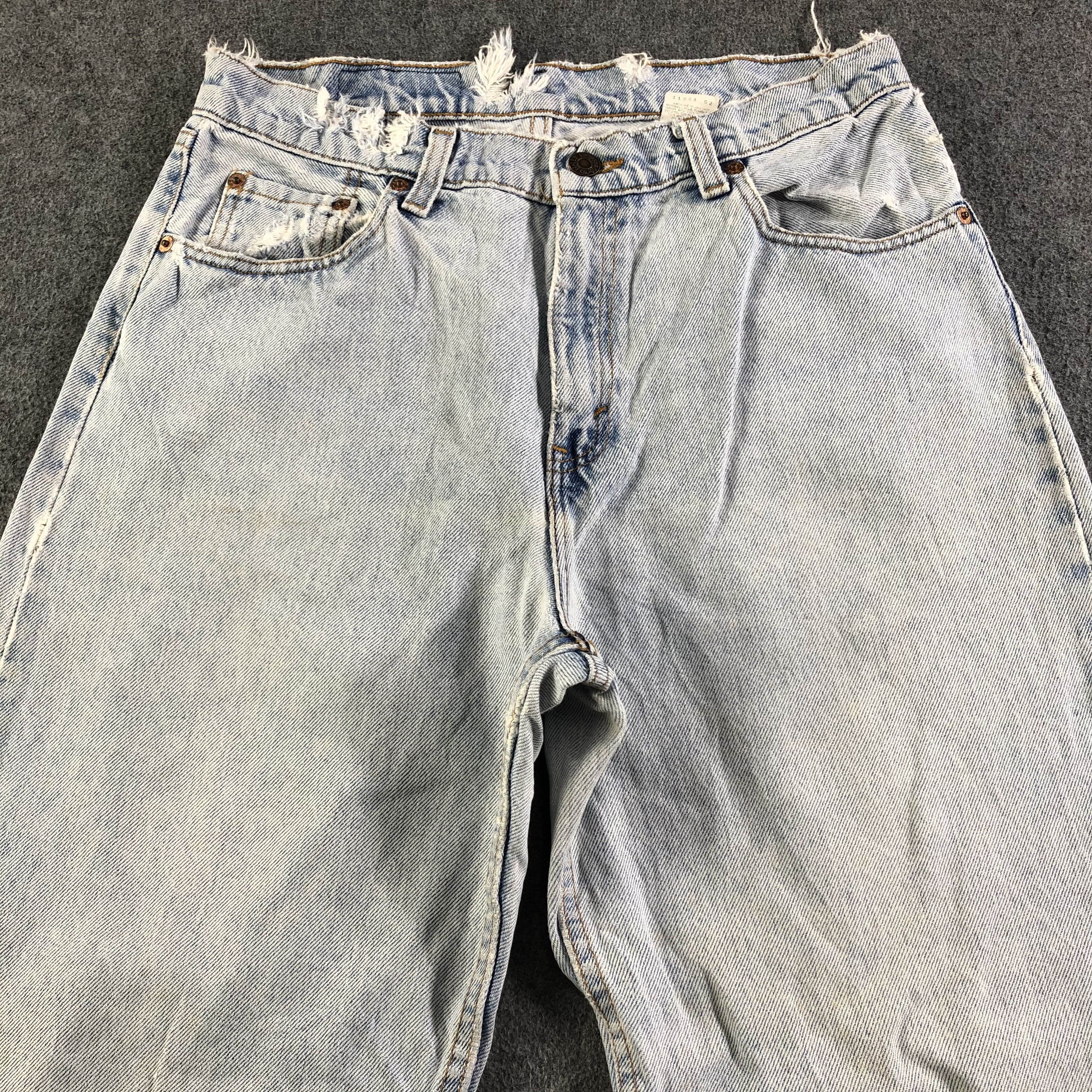 Levi's 90s Vintage Light Wash Levis 560 Jeans-J3119 Size US 30 / EU 46 - 3 Thumbnail
