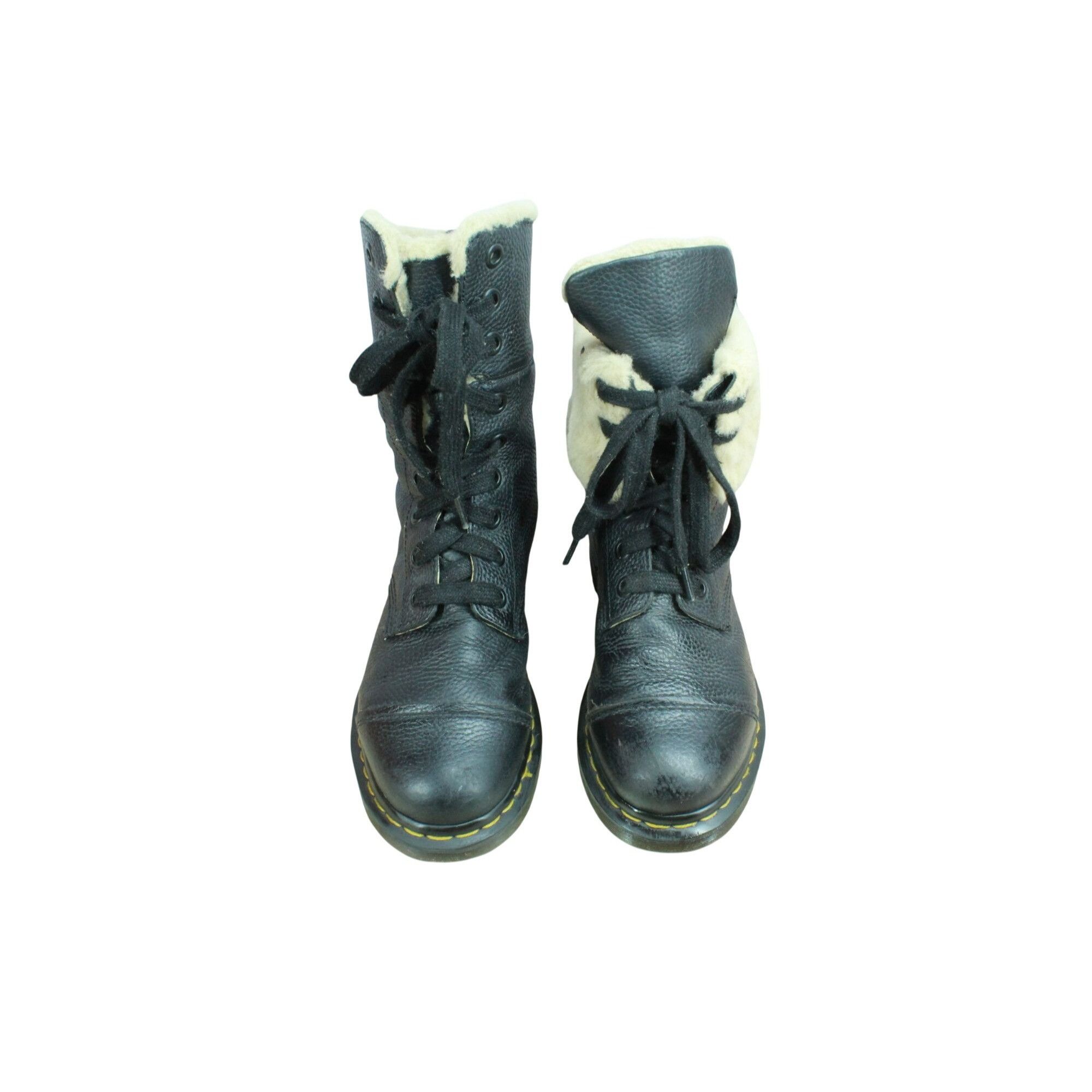 Dr. Martens Dr. Martens Aimilita Shearling Combat Boots US 9 Size US 9 / IT 39 - 5 Thumbnail