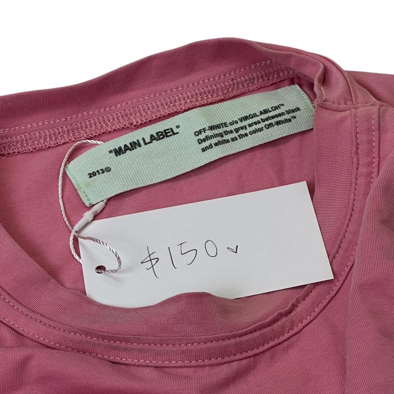 Off-White Off-White Women's Pink and Multi Tshirt Size ONE SIZE - 3 Thumbnail