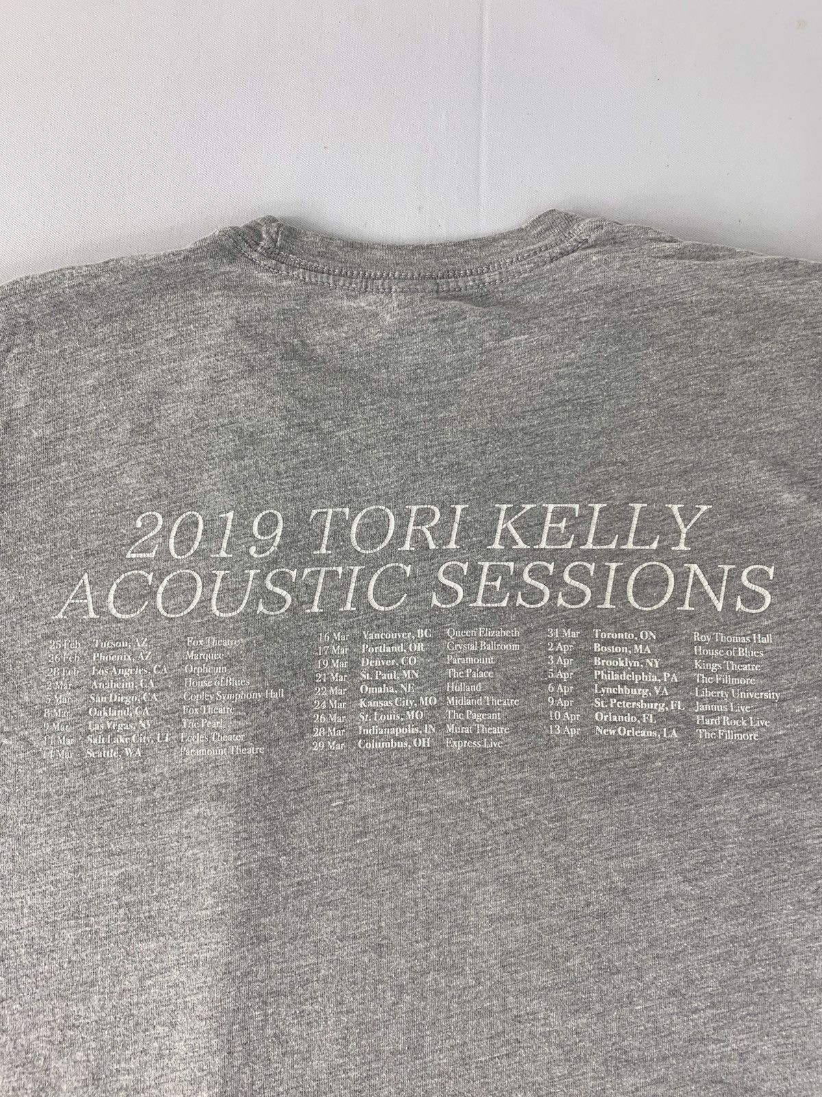 Vintage Tor Kelly Acoustic Session Tour 2019 Big Box Eyes Logo Tee Size US S / EU 44-46 / 1 - 5 Thumbnail