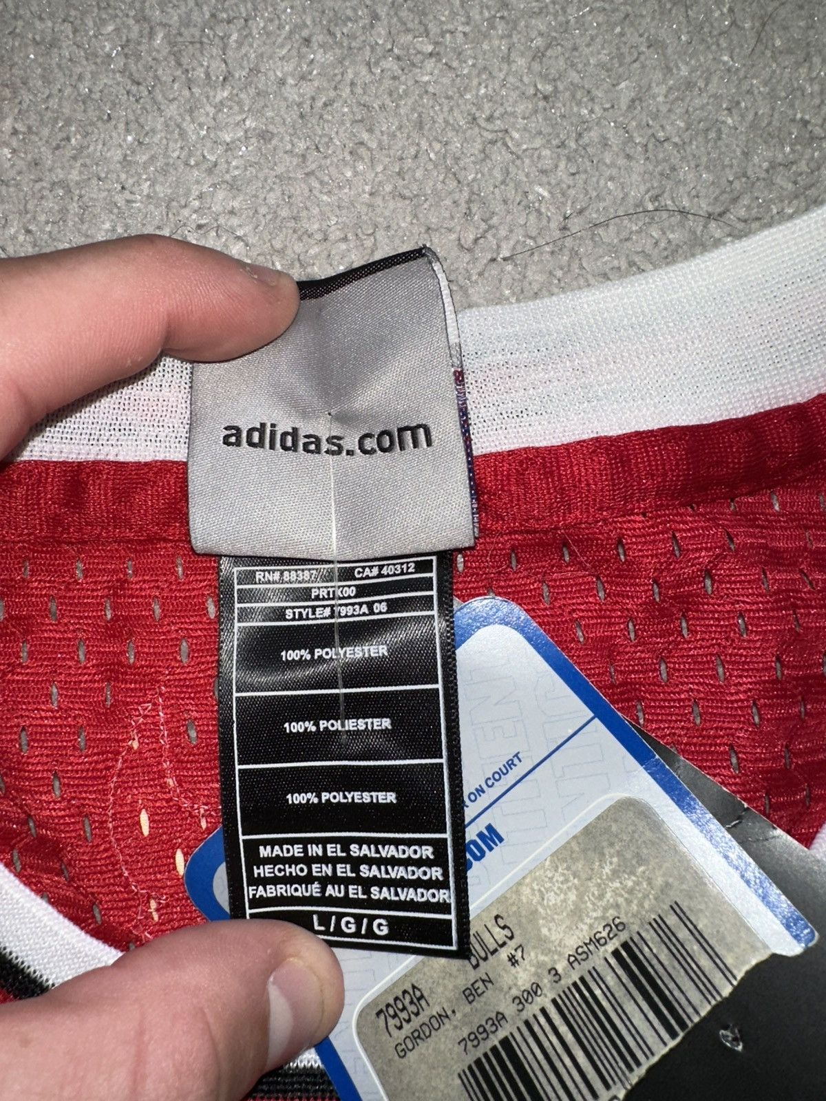 Adidas Adidas Chicago Bulls Match Jersey Vintage Ben Gordon Size US XXL / EU 58 / 5 - 10 Thumbnail