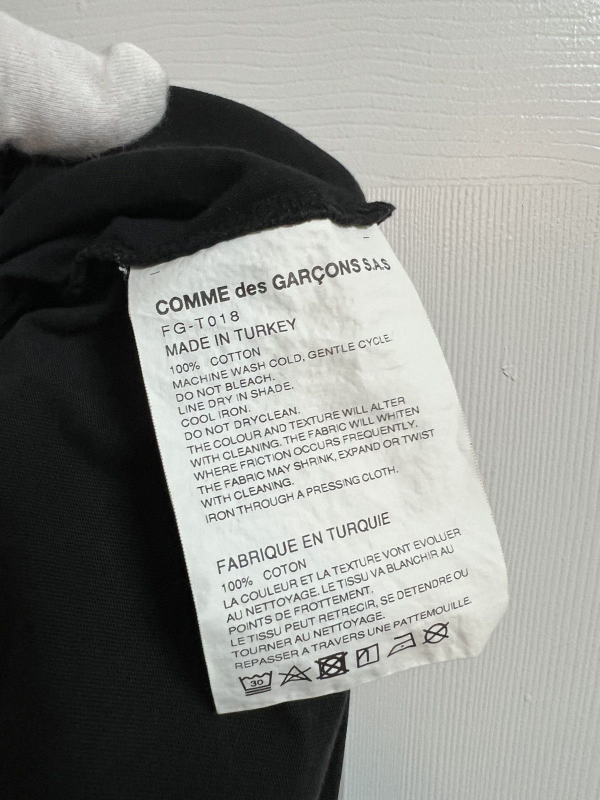 Comme des Garcons SHIRT ARCHIVAL! 2010s Comme Des Garçons Shirt Side Logo Tee (M) Size US M / EU 48-50 / 2 - 5 Thumbnail