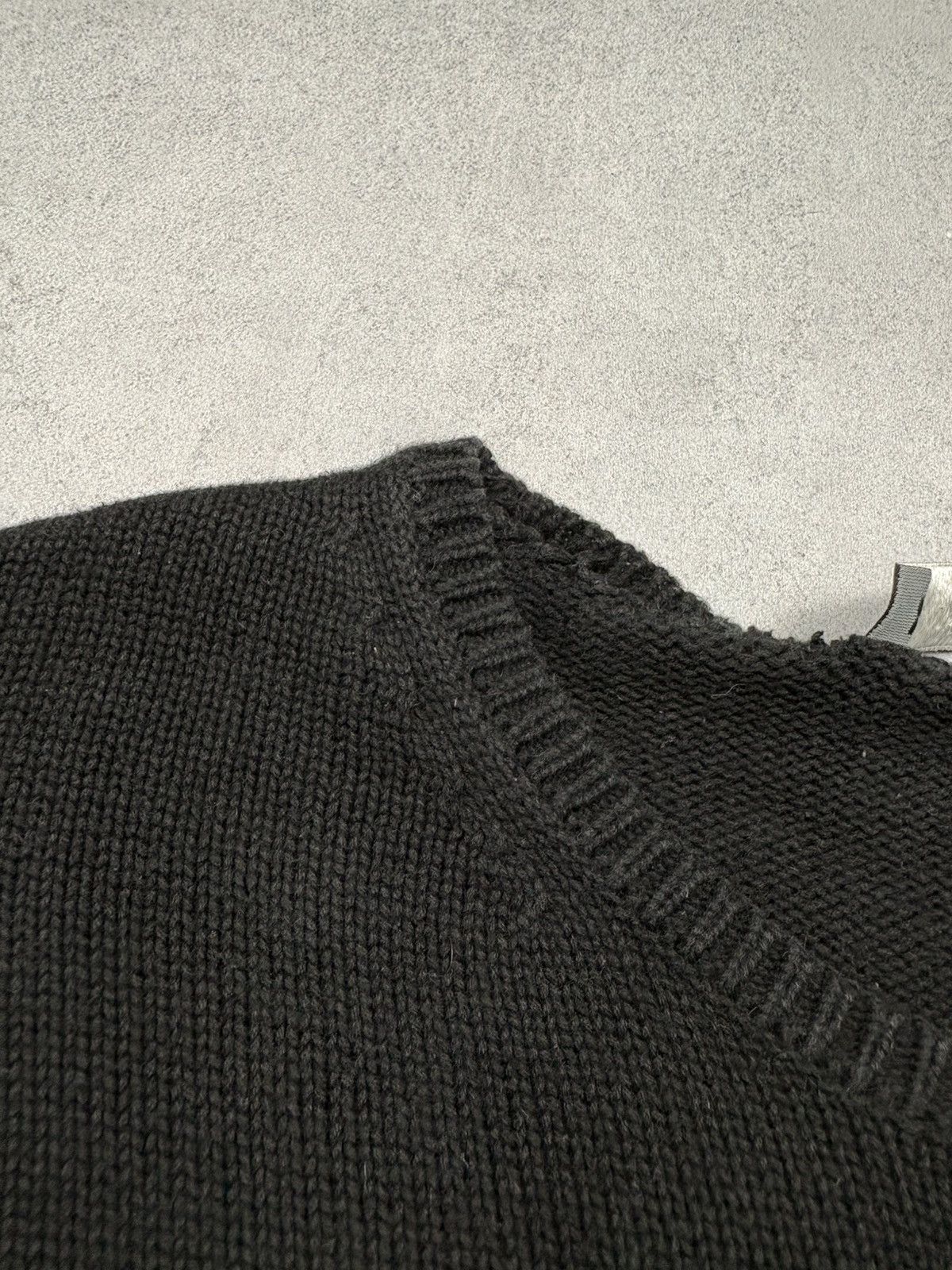 Karl Lagerfeld Karl Lagerfeld Logo Knit Sweater Black Big Graphic S-M Size US S / EU 44-46 / 1 - 19 Thumbnail