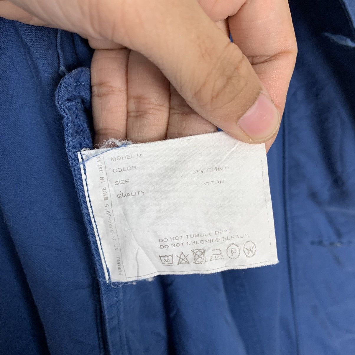 Japanese Brand Japanese Brand Blue Long Jacket Size US M / EU 48-50 / 2 - 18 Thumbnail