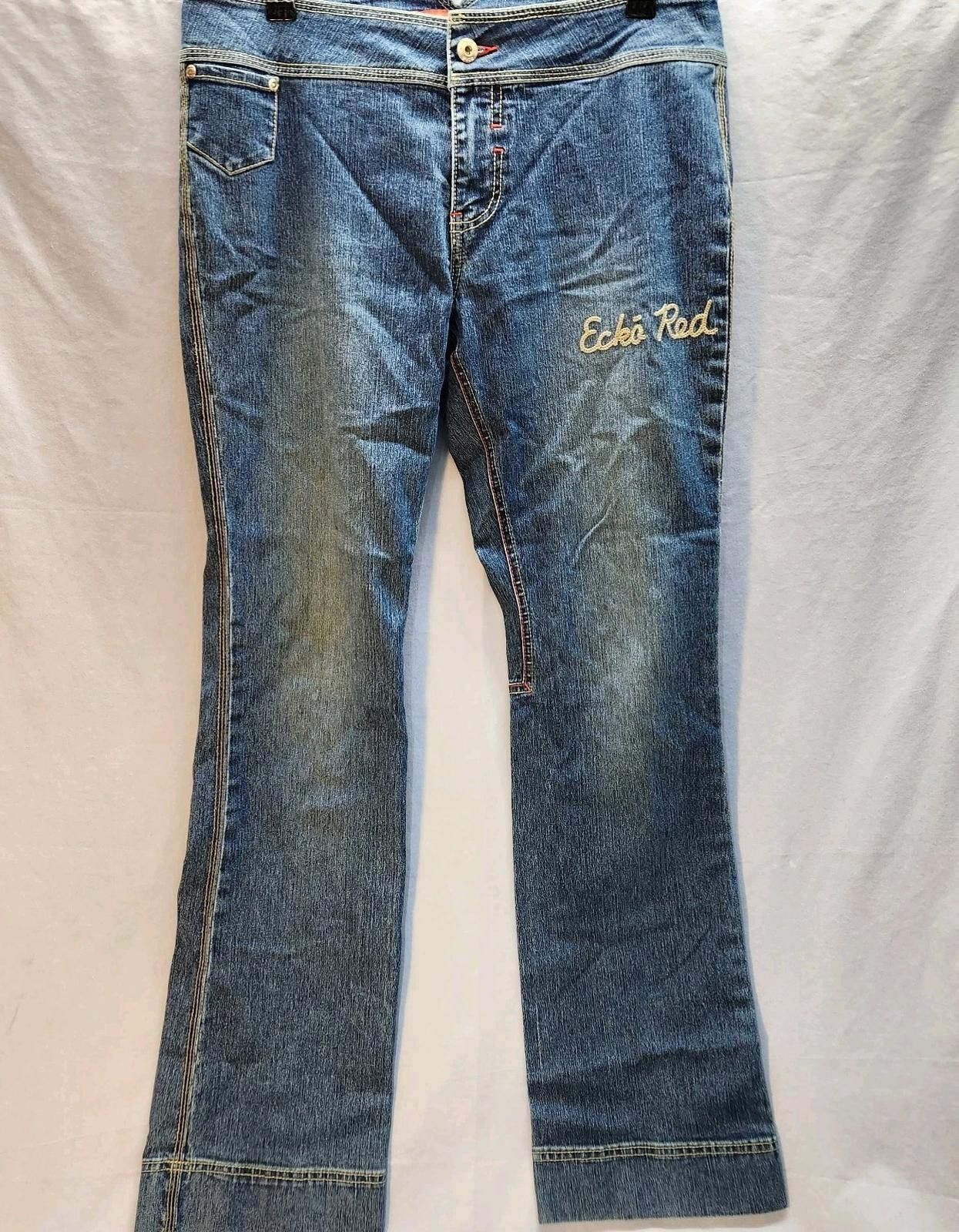 Ecko Unltd. Vintage Ecko Red Womens Blue Jeans Embroidered Size 11 Size 30" / US 8 / IT 44 - 1 Thumbnail