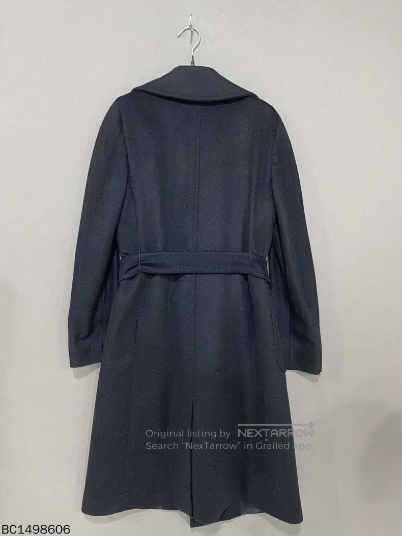Max Mara Max Mara Black long cashmere coat Size S / US 4 / IT 40 - 3 Thumbnail
