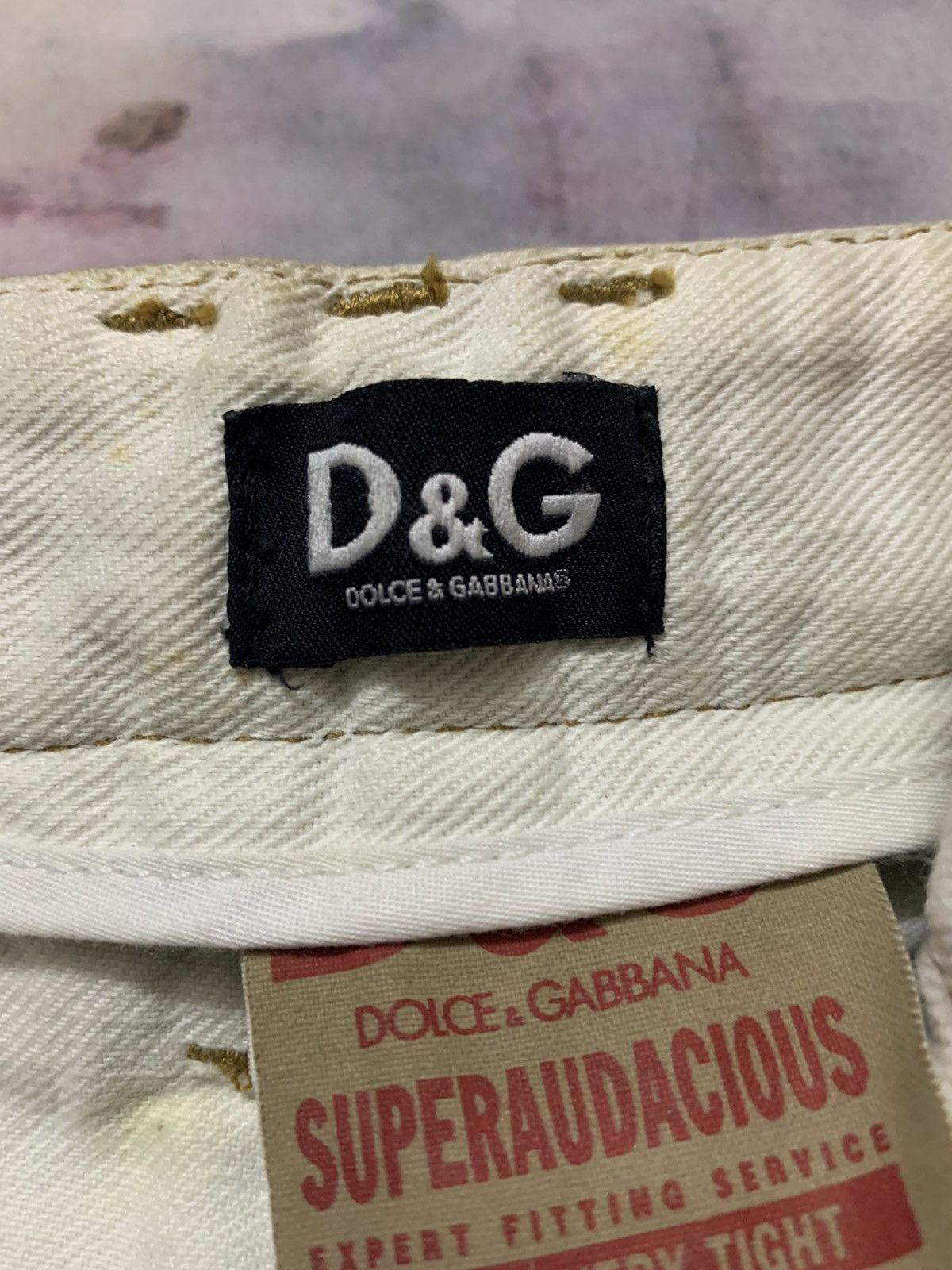 Dolce & Gabbana Dolce Gabbana Bondage Stone Wash Tight Slim Fit Denim Size US 30 / EU 46 - 8 Thumbnail
