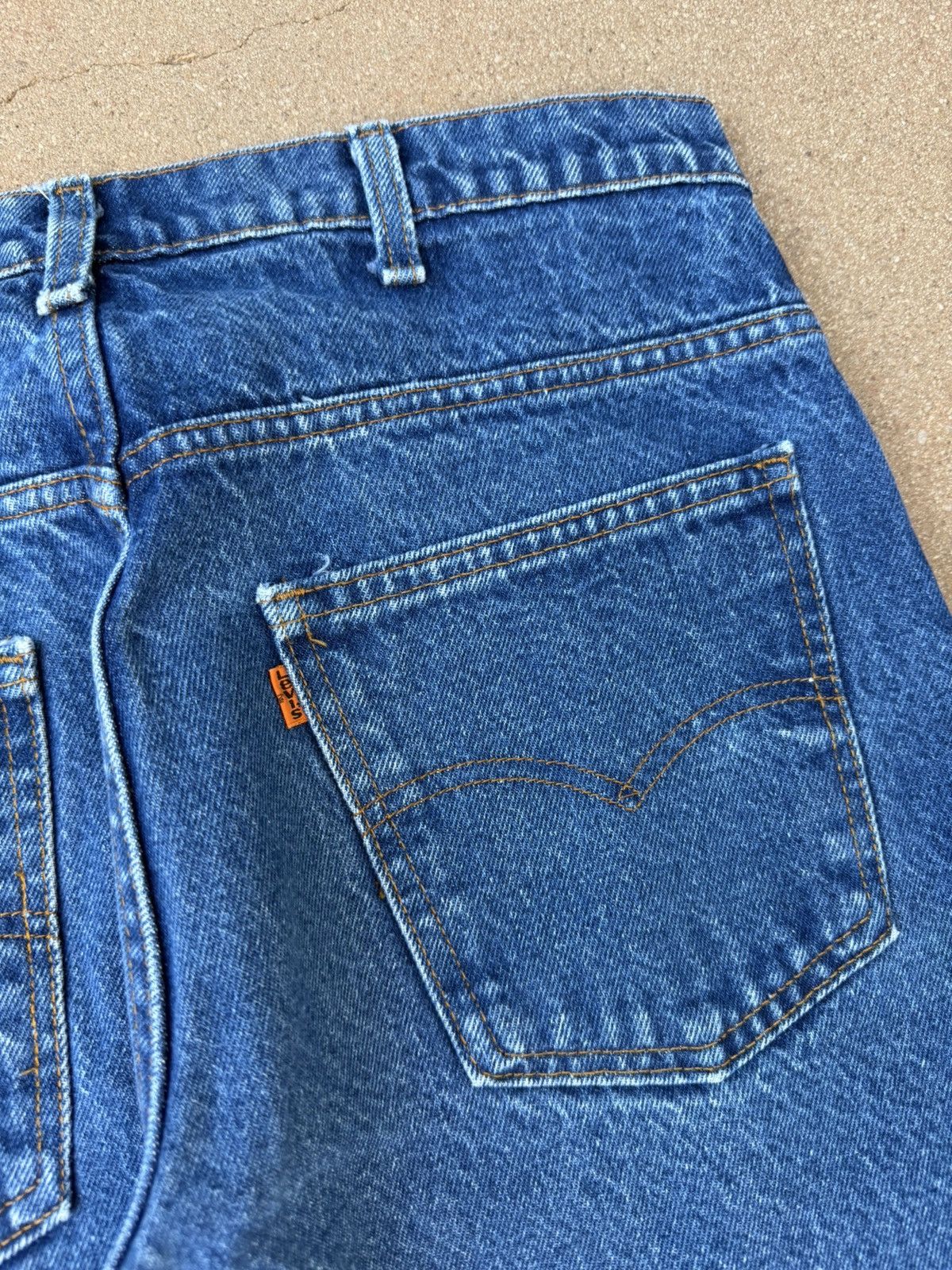 Levi's Vtg 80’s Levi’s 646 Orange Tab Bellbottom Flare Jeans 32x28 Size US 32 / EU 48 - 8 Thumbnail